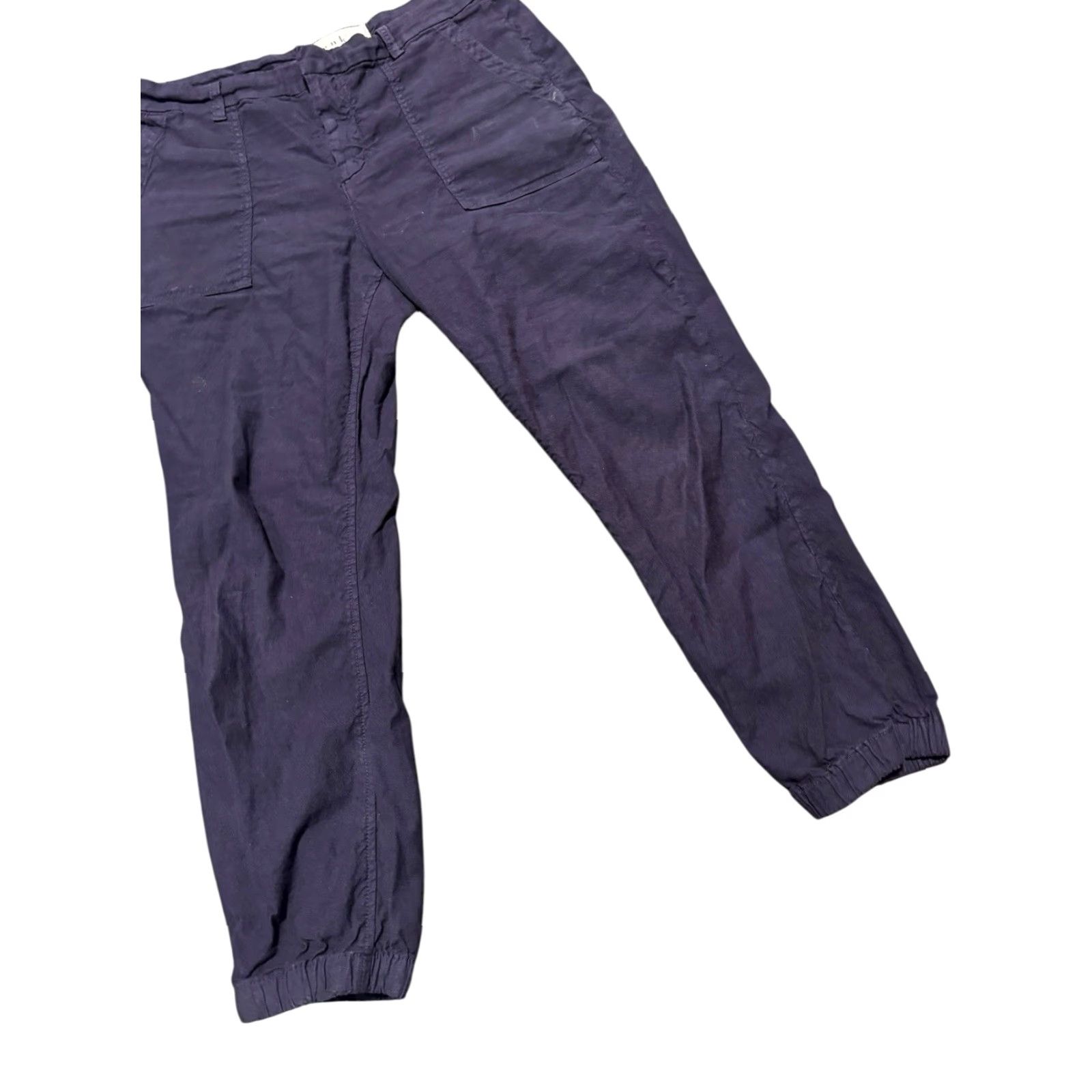 Frank & Eileen Frank & Eileen Size 10 Jameson Navy Linen Blend Jogger Pants Preppy Staple Size 34" / US 12 / IT 48 - 6 Thumbnail