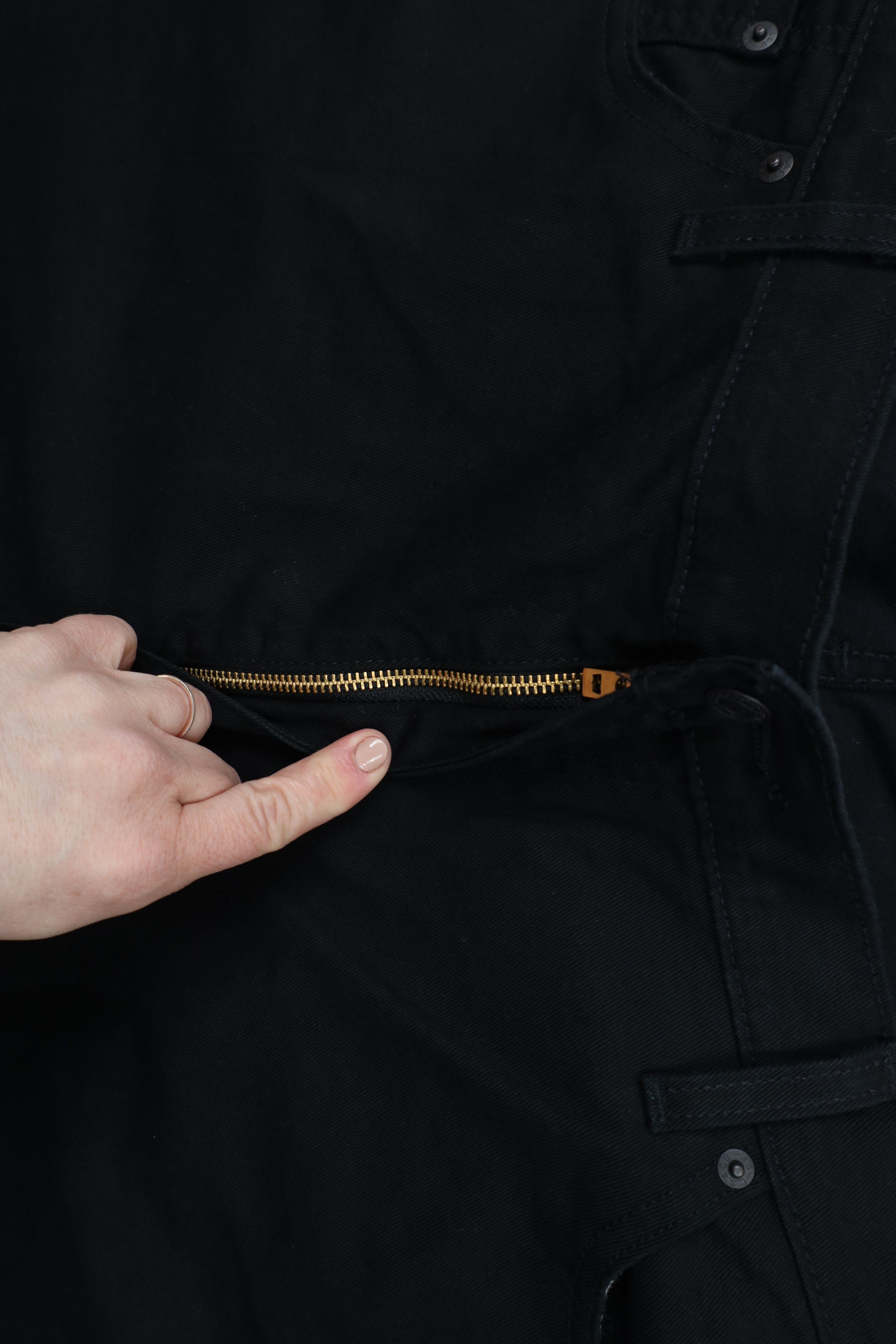 Levi's × Vintage Vintage Y2K Levis 541 Stretch Athletic Fit Denim Jeans Black Size US 44 / EU 60 - 8 Thumbnail