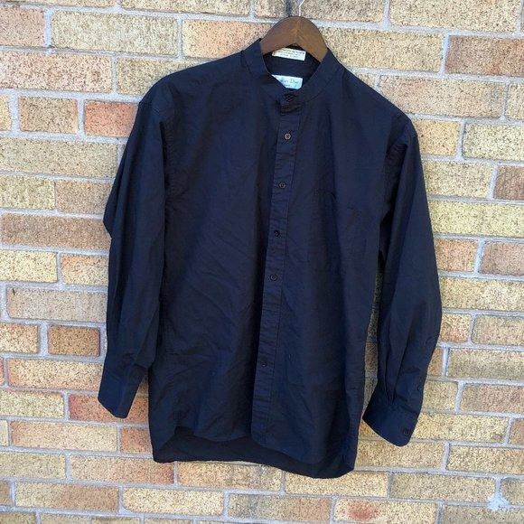 Vintage Christian Dior Chemise Kimono Shirt Black