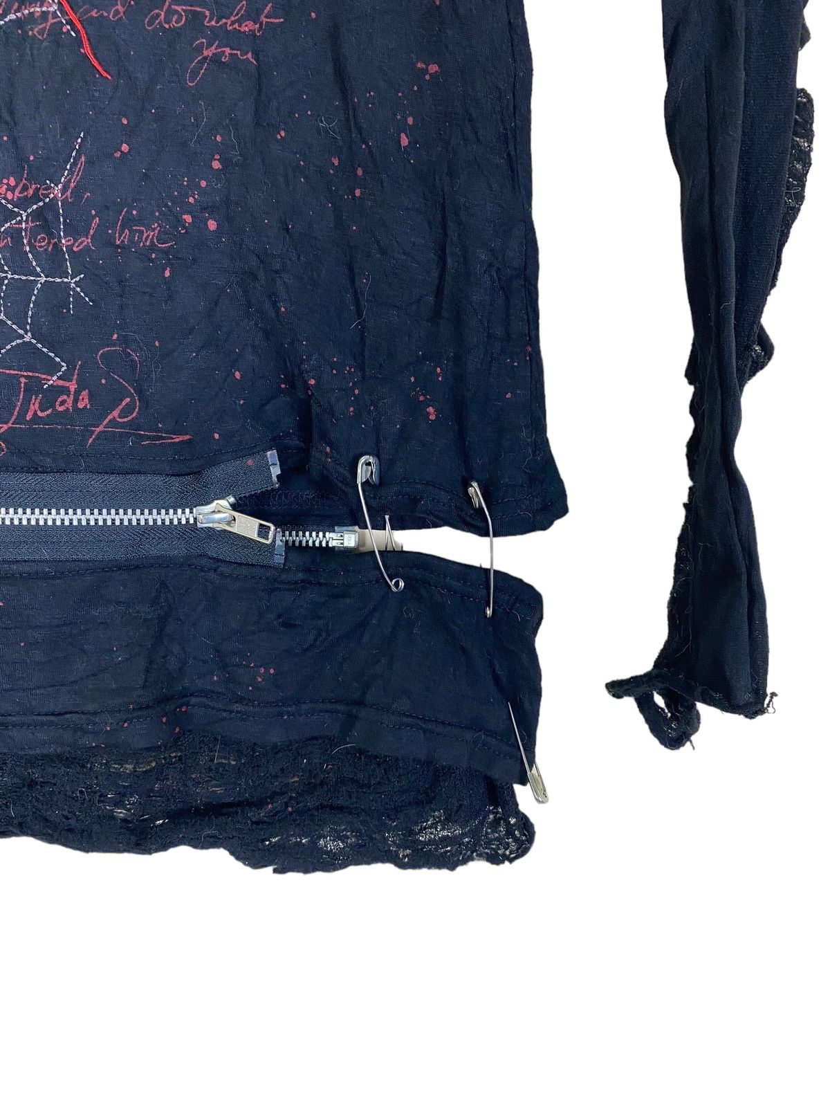 Seditionaries Seditionaries H Anarchy Crop Half Zip Long Sleeve Size S / US 4 / IT 40 - 5 Thumbnail