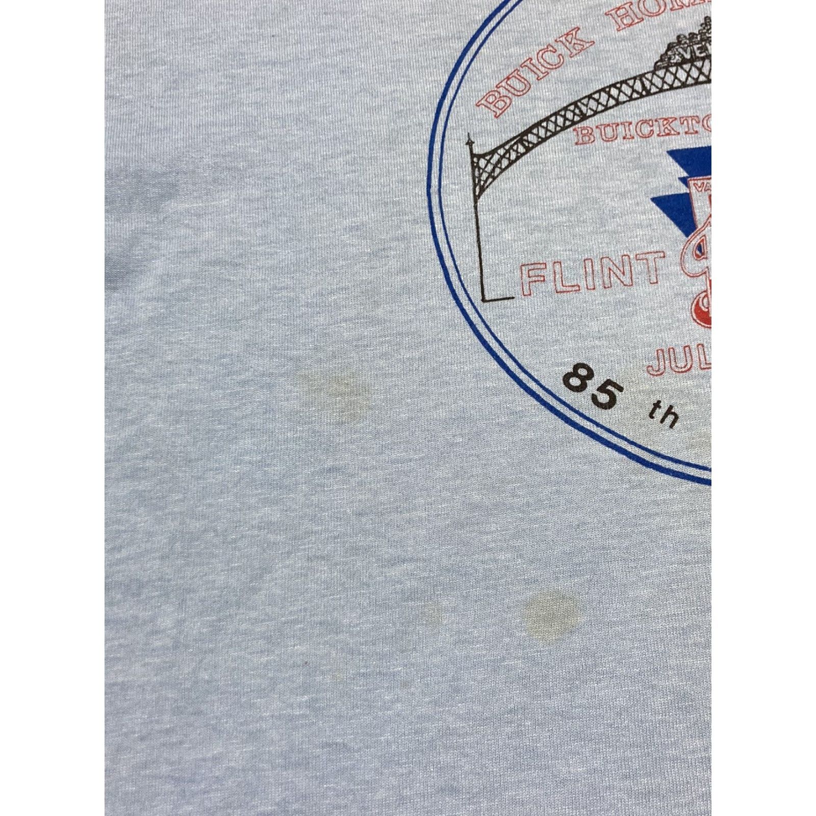 Vintage VINTAGE Buick homecoming shirt 1988 Flint Michigan grand national Large Blue City Men T-Shirt L Size US L / EU 52-54 / 3 - 3 Thumbnail