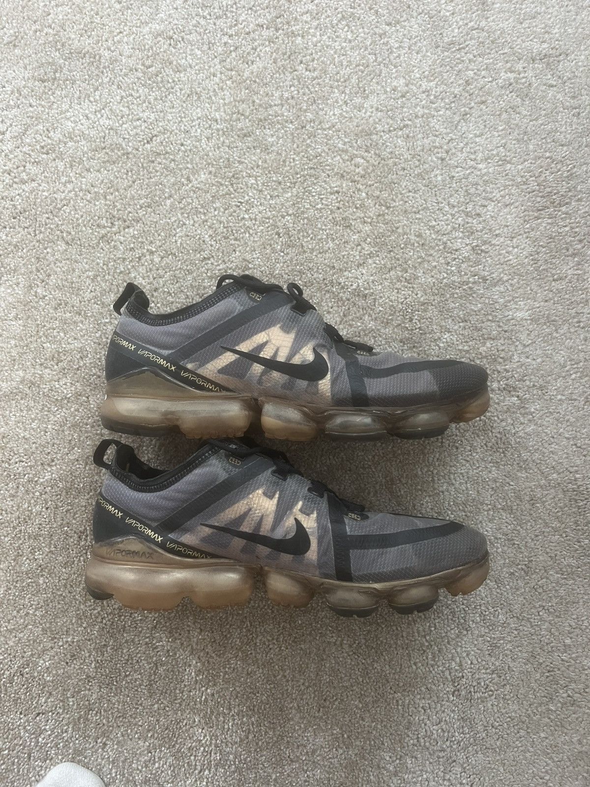 Nike Vapor Max 2019 gold black brand like acg