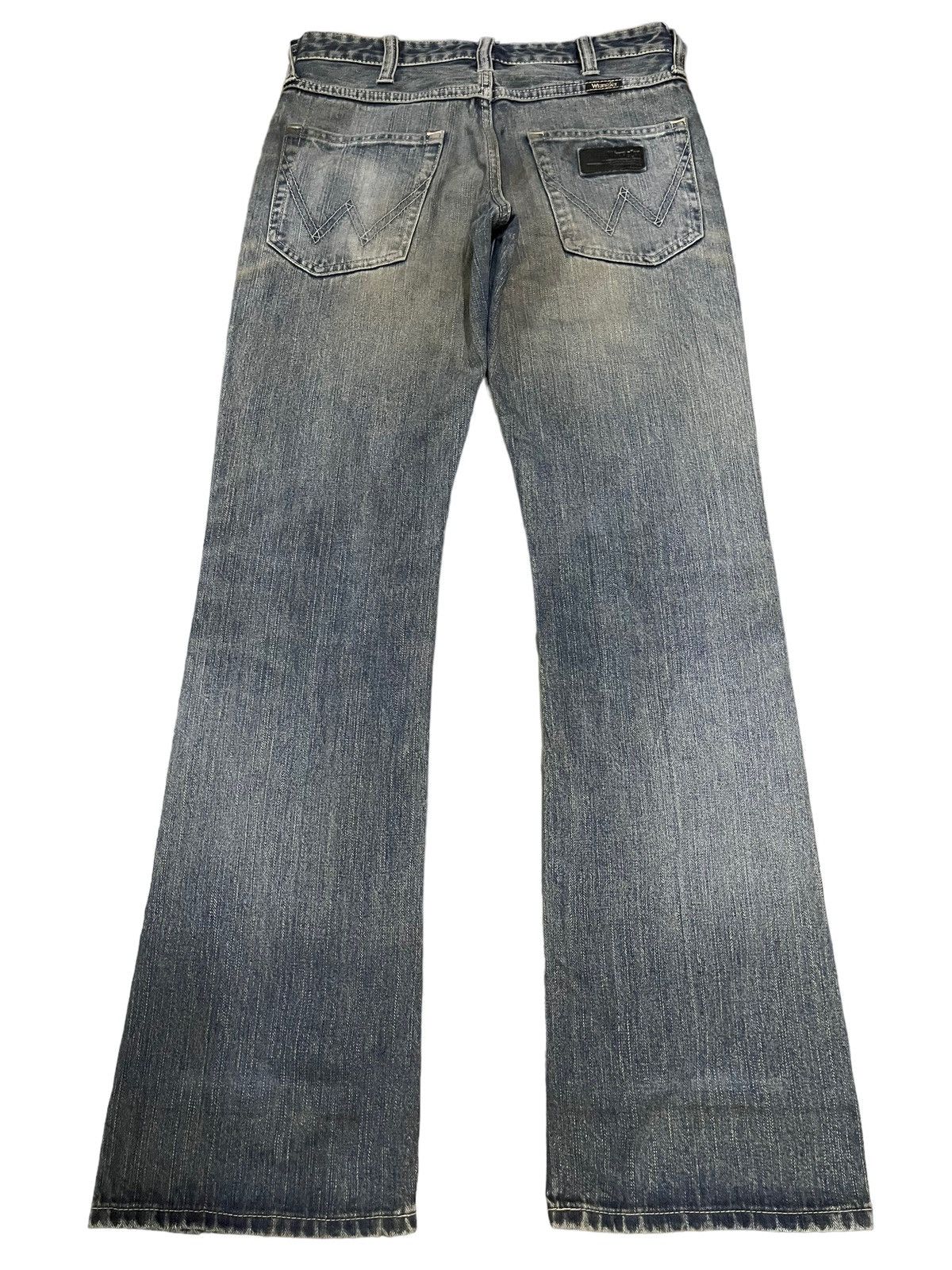 Wrangler Vintage Wrangler Classic Blue Wash Style Flare Jeans Size US 29 - 2 Thumbnail