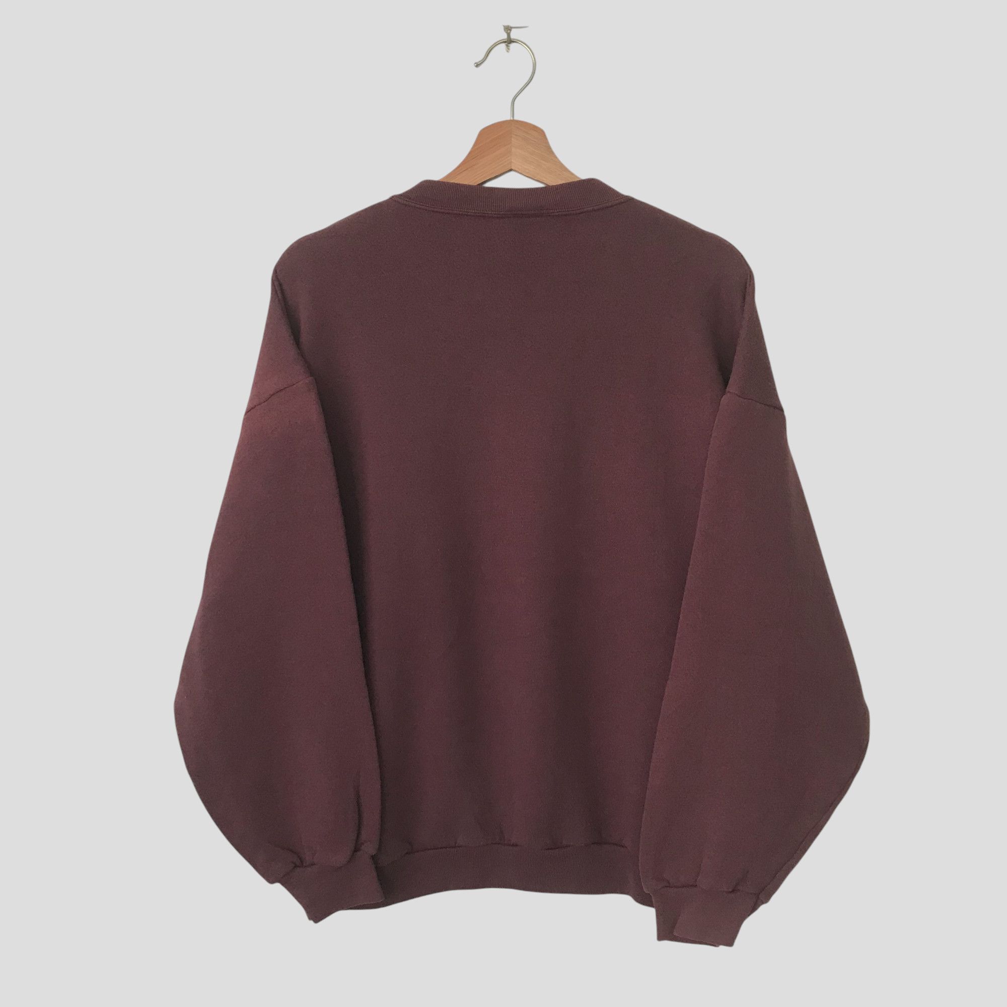 Vintage Vintage San Francisco Faded Maroon Sweatshirt Xlarge - 321 Size US XL / EU 56 / 4 - 2 Thumbnail