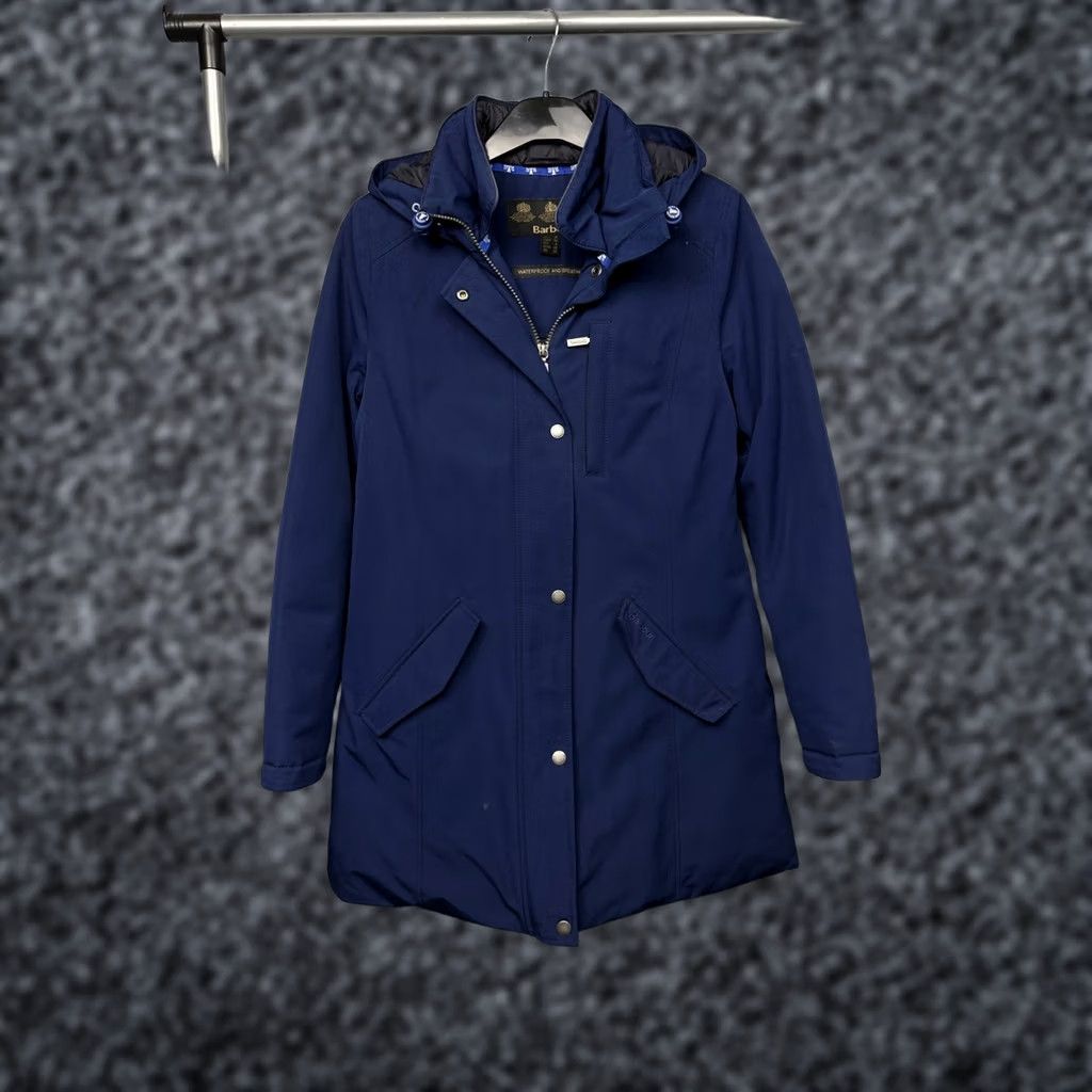 Barbour Barbour Jacket Womens Elper WB Waterproof Barbour UK 12 XS? (Original size UK 12) - Blue - Regular - Long Sleeve - Zip - Polyester X Size M / US 6-8 / IT 42-44 - 1 Thumbnail