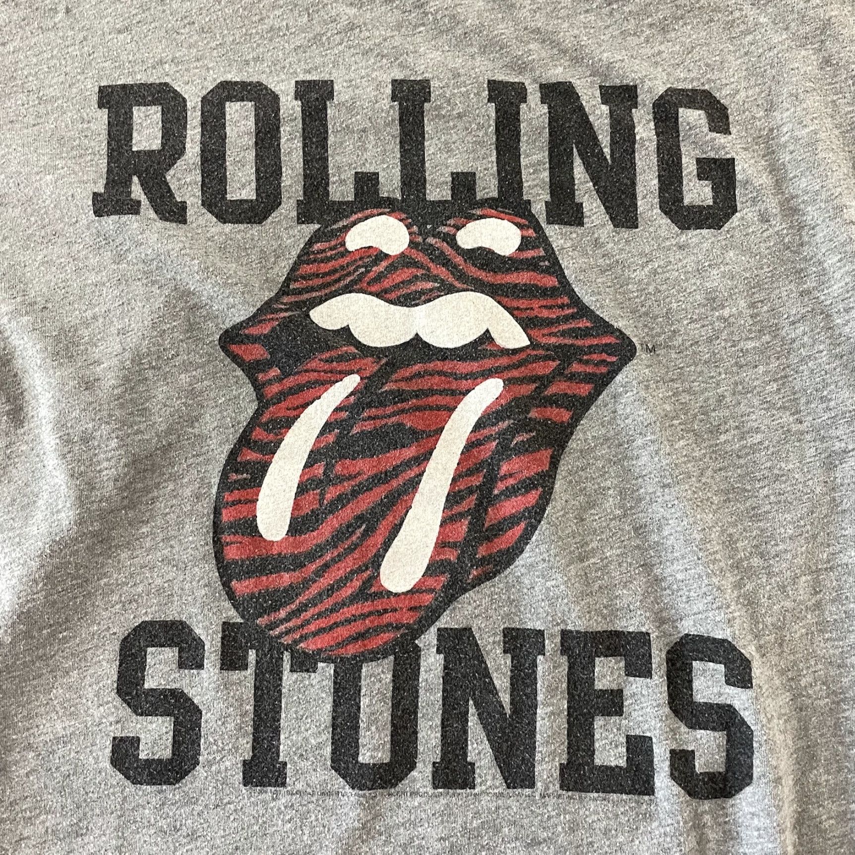 Vintage The Rolling Stones T-Shirt Short Sleeve Gray Women XL Shirt Size XL / US 12-14 / IT 48-50 - 2 Thumbnail