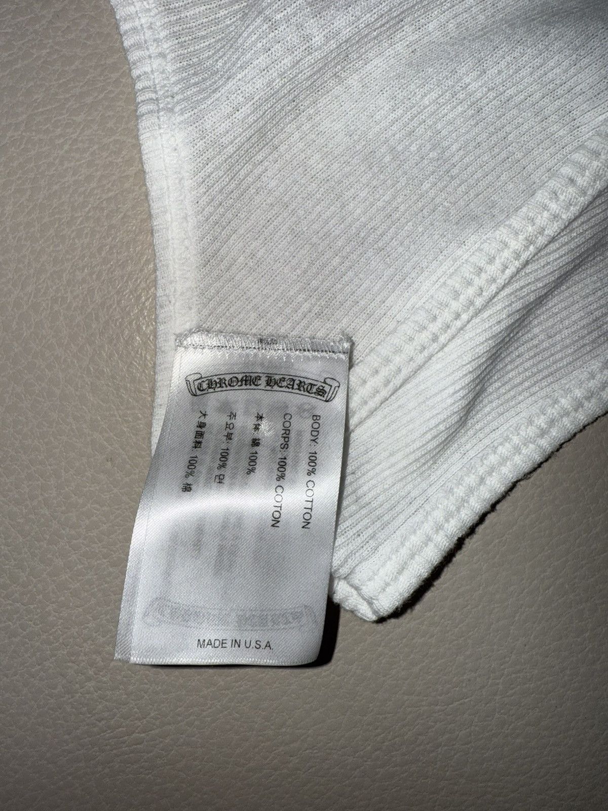 Chrome Hearts Chrome Hearts T-Bar Tanktop White Size US L / EU 52-54 / 3 - 6 Thumbnail