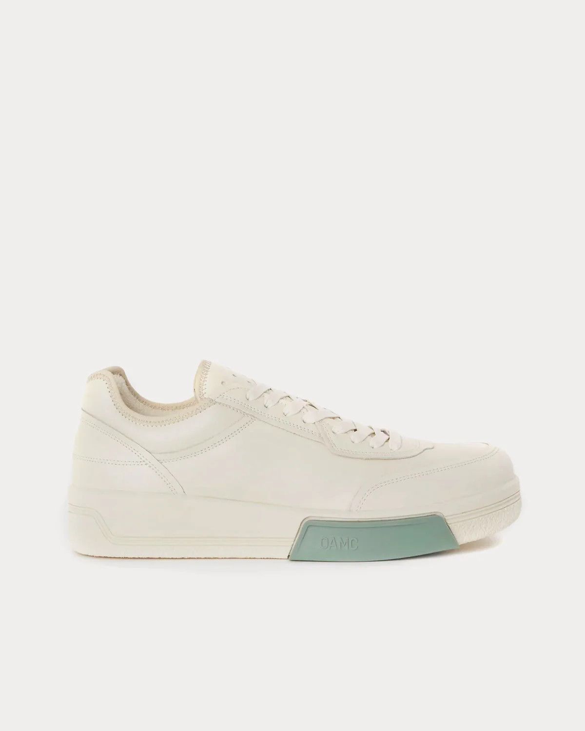 OAMC o1y0225 Logo Low-Top Sneakers in Off White Size US 7 / EU 40 - 1 Thumbnail