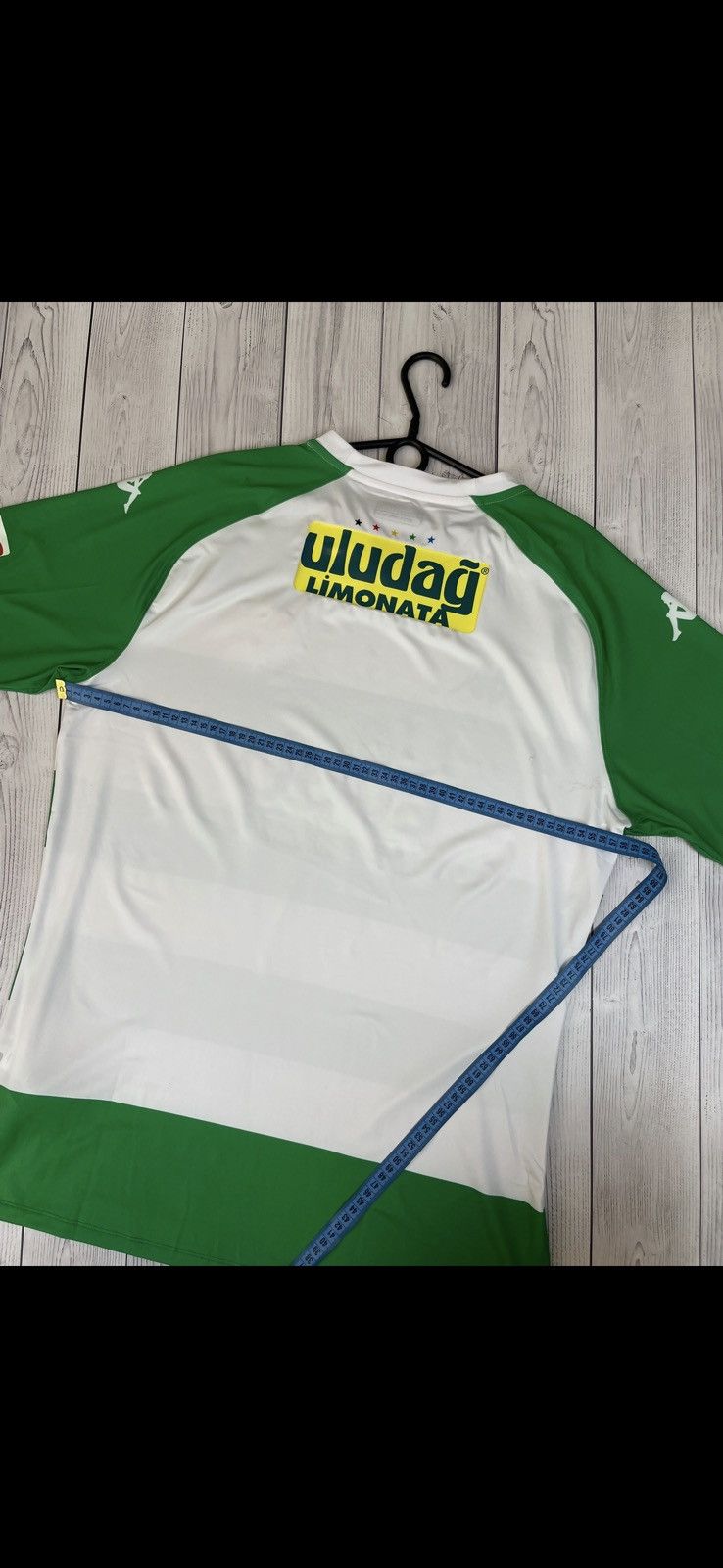 Kappa Kappa Bursaspor soccer jersey striped size XL - XXL Size US XXL / EU 58 / 5 - 8 Thumbnail