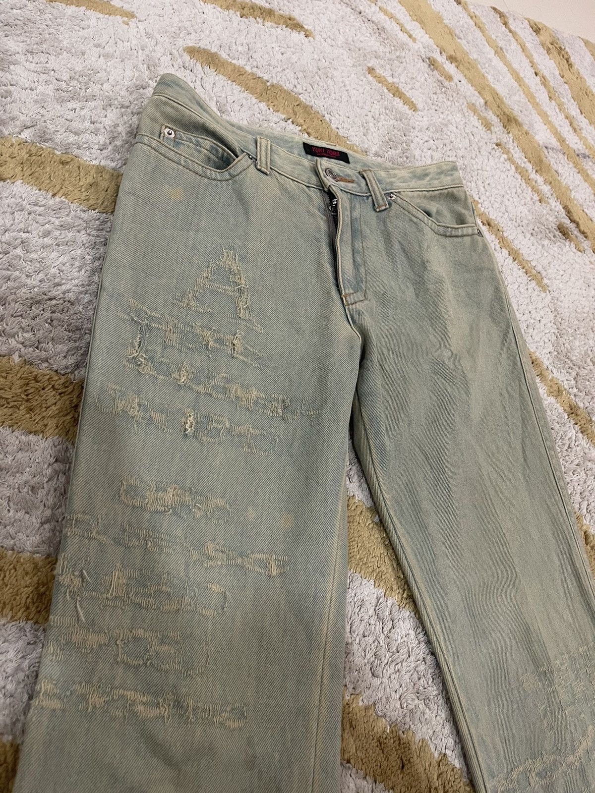 If Six Was Nine Streetwear Flare Jeans Bootcut Yuki Tori Mud Rusty Size 28" / US 6 / IT 42 - 2 Thumbnail