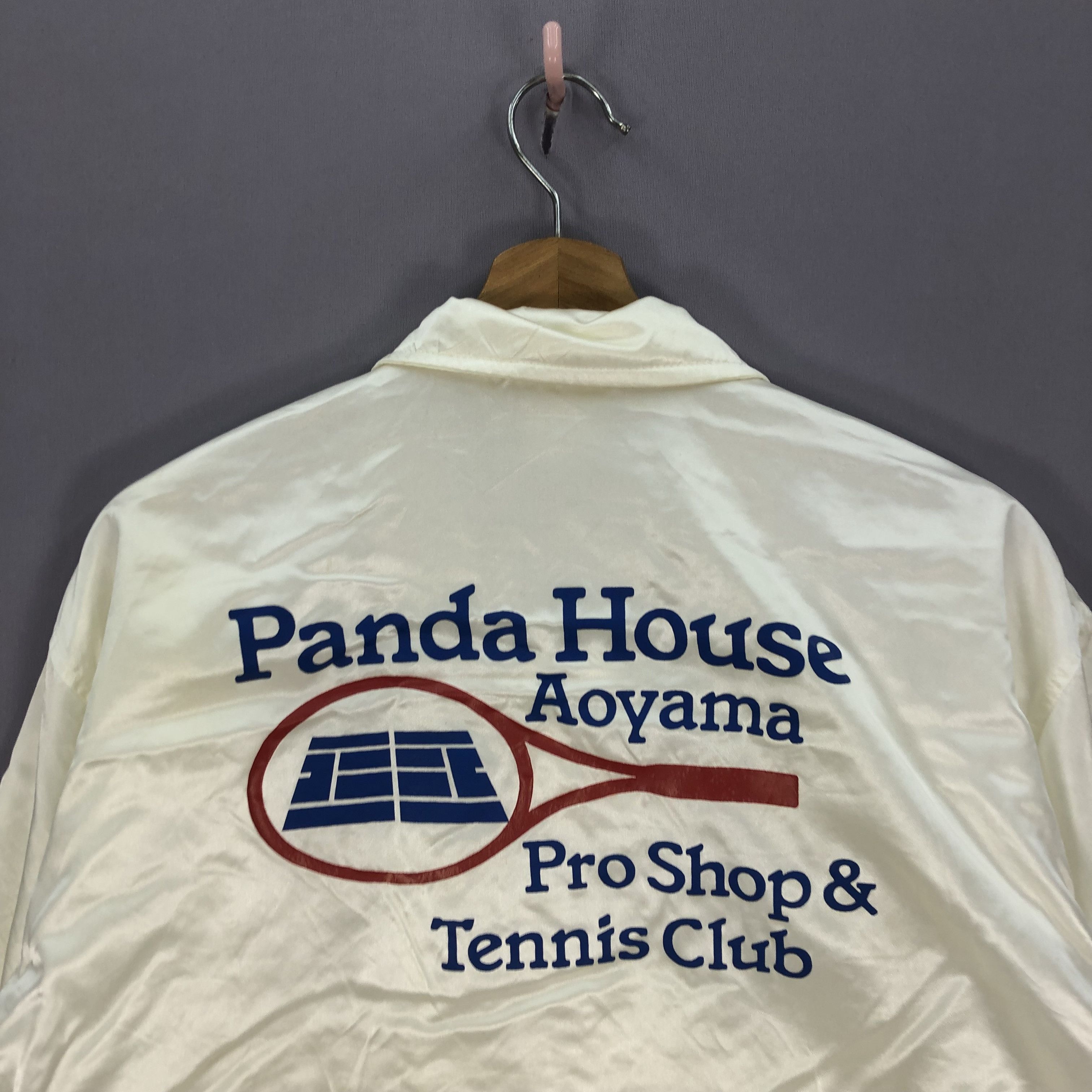 Japanese Brand Vintage Panda House Aoyama Tennis Club Windbreaker Jacket Size US M / EU 48-50 / 2 - 3 Thumbnail