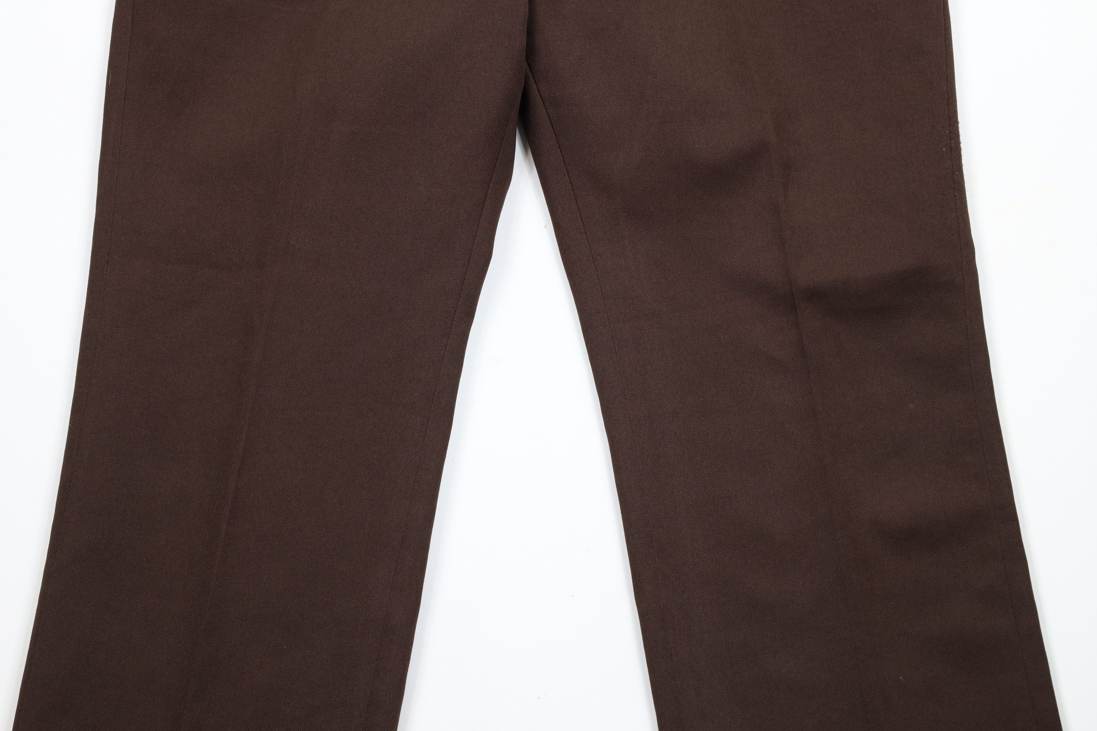 Vintage Vintage 70s Streetwear Wide Leg Bell Bottoms Pants Brown USA Size US 36 / EU 52 - 3 Thumbnail