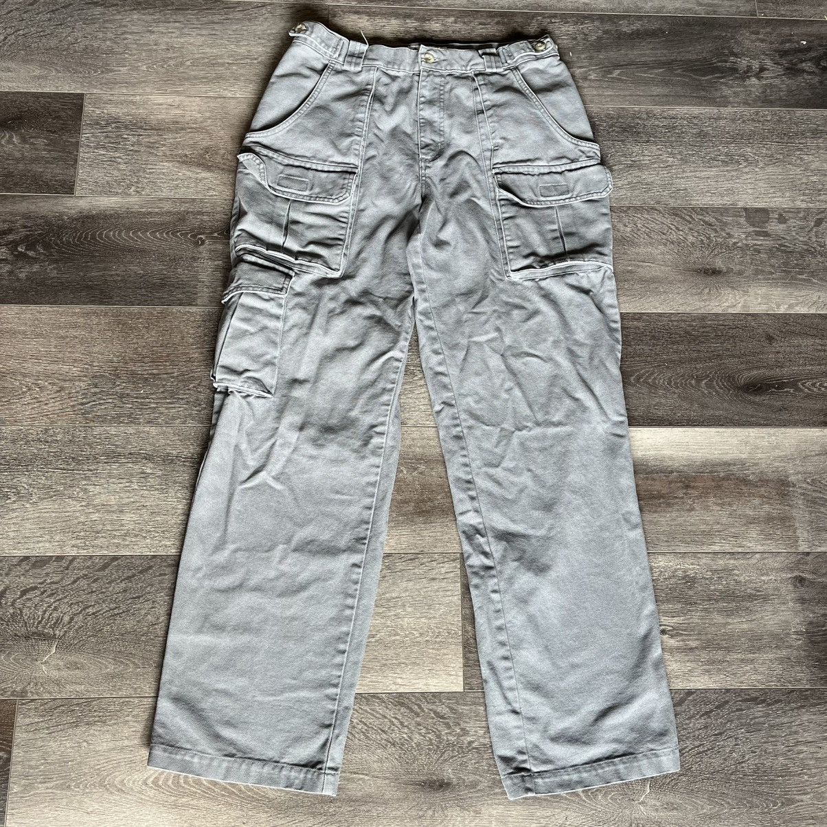 Columbia × Vintage Vintage 2000s Columbia Cargo Straight Fit Grey Pants 32x32 Size US 32 / EU 48 - 1 Thumbnail