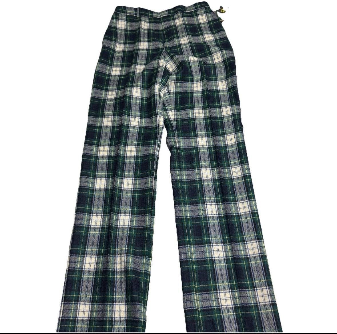 Club Room Vintage CLUB ROOM Worsted Wool Pants In Green Plaid Size US 32 / EU 48 - 2 Thumbnail