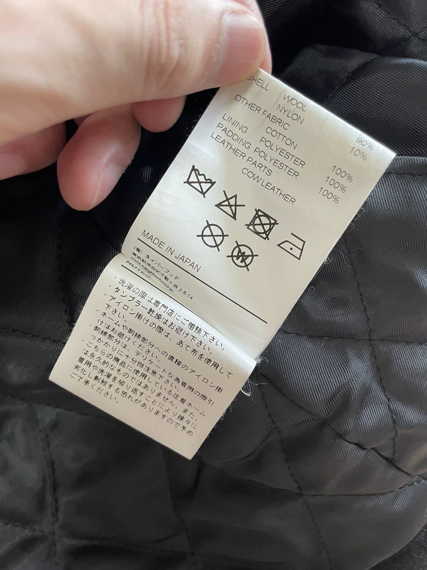 Neighborhood Black Double-Breasted Heavy Coat - Size M Size US M / EU 48-50 / 2 - 8 Thumbnail