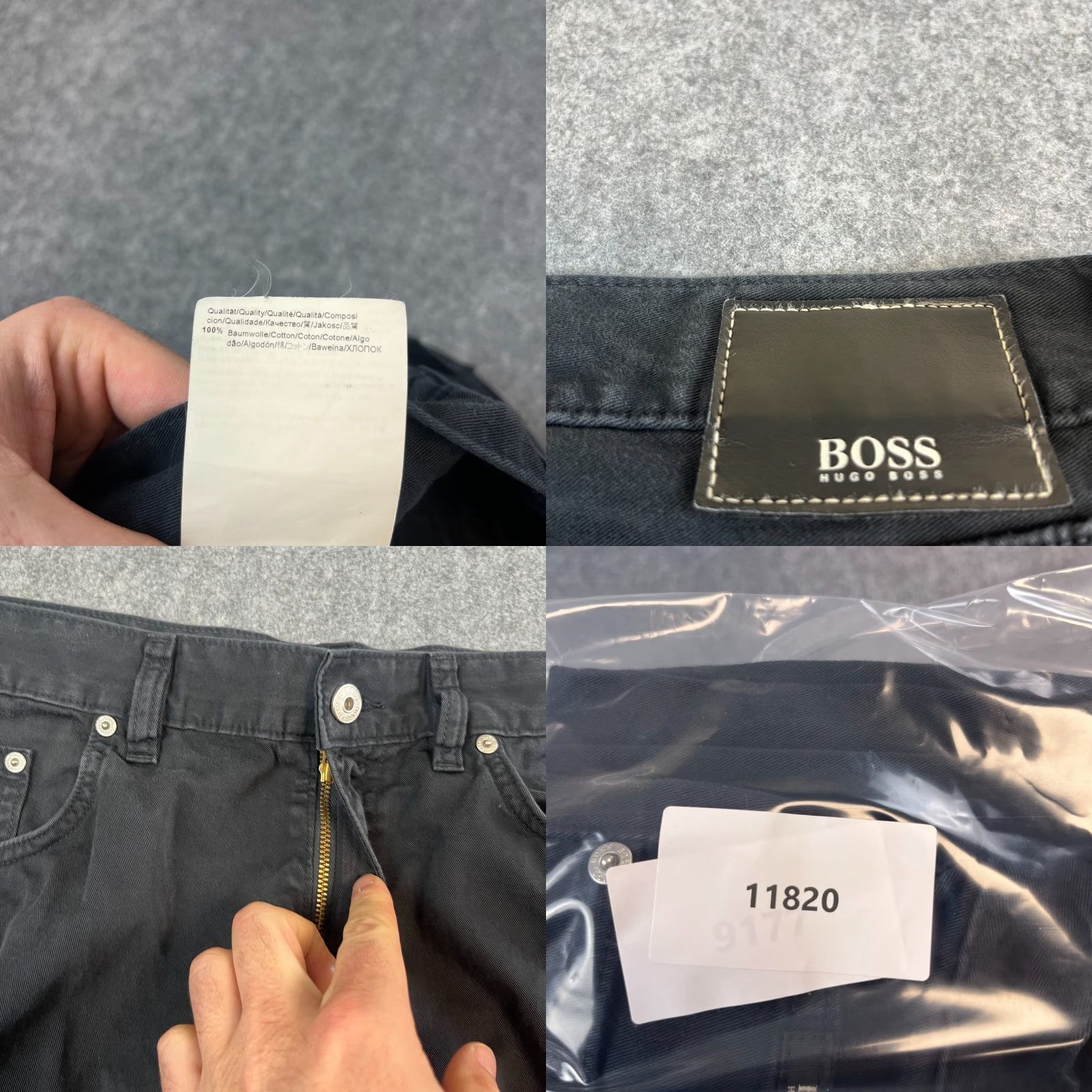 Hugo Boss Hugo Boss Chino Trousers Pants Straight 34 34 Black 100% Cotton Regular Mens Chino Pants Preppy Vintage: No Size US 34 / EU 50 - 8 Thumbnail