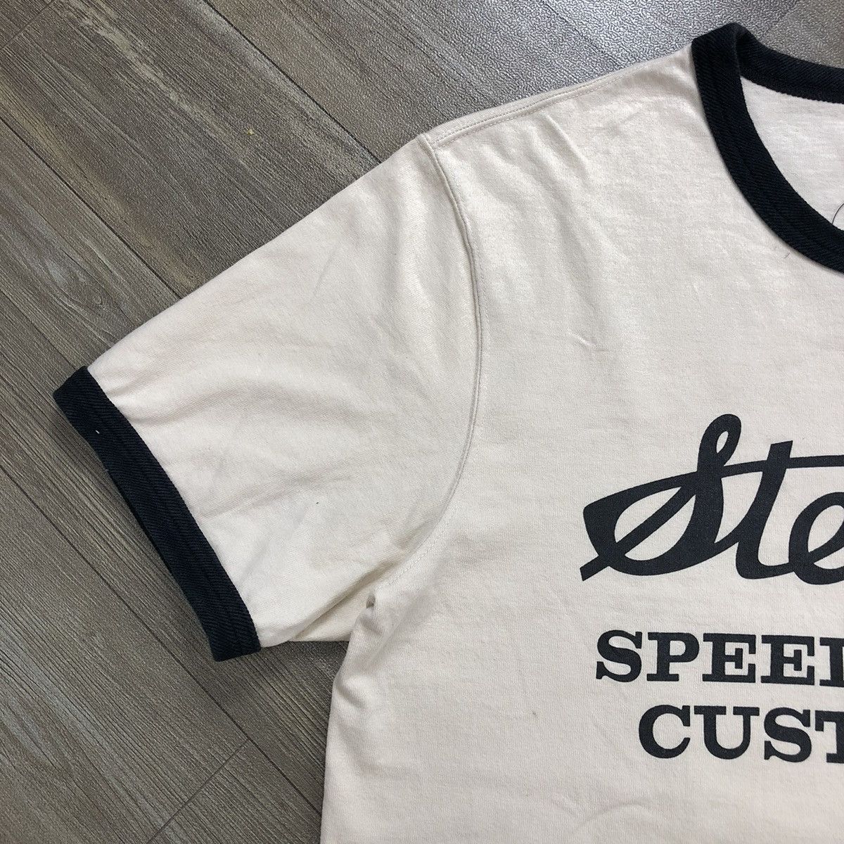 The Real McCoy's × Vintage Vintage The Real Mccoy's Stewart Spedometer Ringer Tee Size US M / EU 48-50 / 2 - 4 Thumbnail