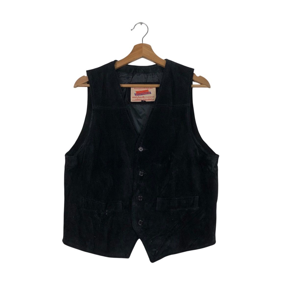 Genuine Leather 📌Vintage Tank Top Vest Genuine Leather Actionfit Sportswear Size US L / EU 52-54 / 3 - 3 Thumbnail