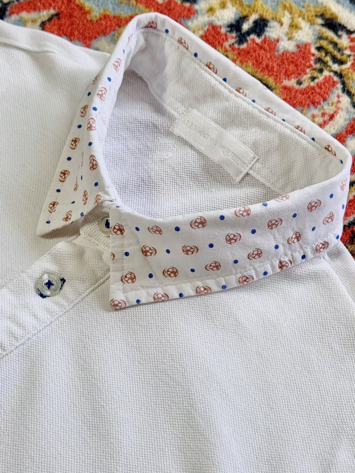 Alexander McQueen Alexander McQueen Skull Logo Polo Shirt Size US M / EU 48-50 / 2 - 2 Thumbnail