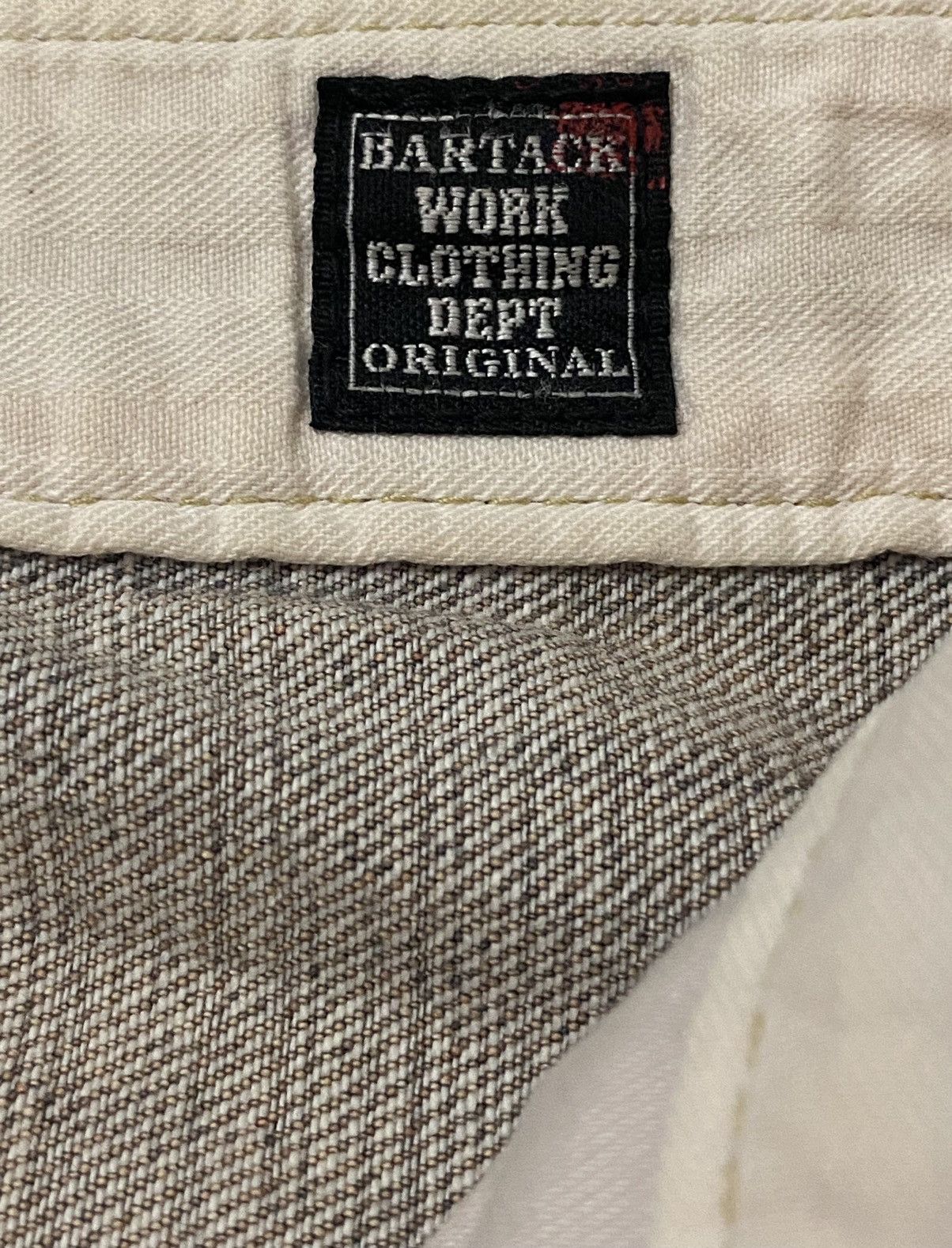 Japanese Brand Japan Bartack Damaged Ripped Bullet Distressed Denim Size US 33 - 23 Thumbnail
