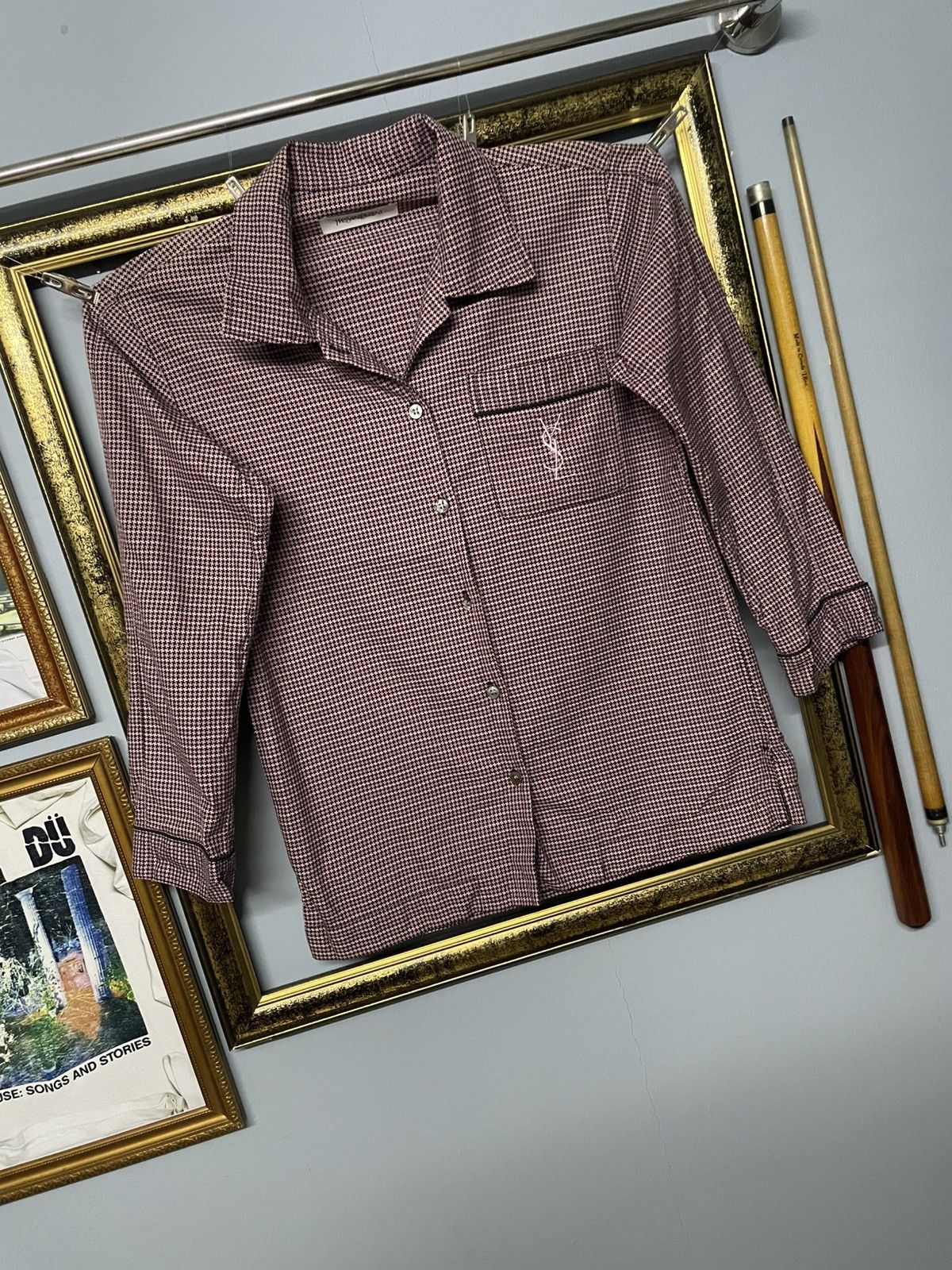 Yves Saint Laurent Vintage Yves Saint Laurent Pajam Style Cut Distressed Design Size US M / EU 48-50 / 2 - 2 Thumbnail