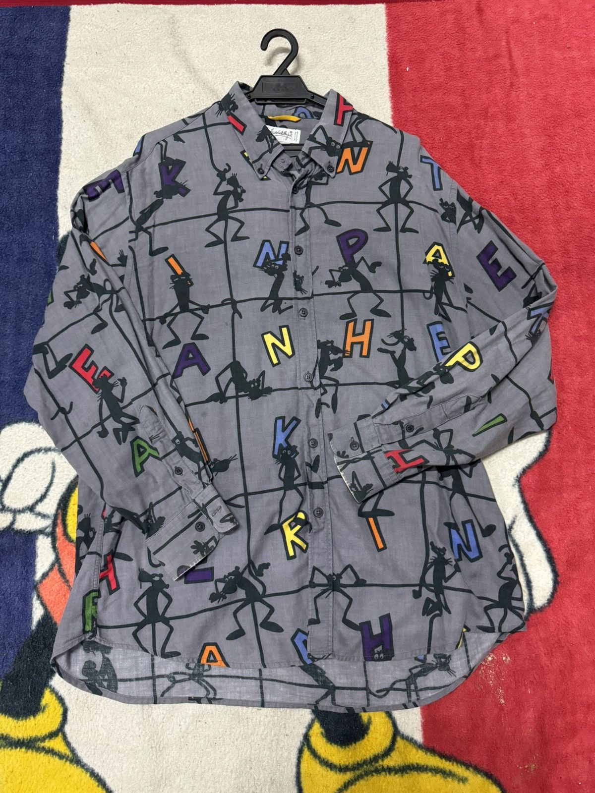ウェア・シャツ HUF Pink Panther Bowling Shirt INTRODUCING THE HUF X PINK PANTHER COLLABORATION