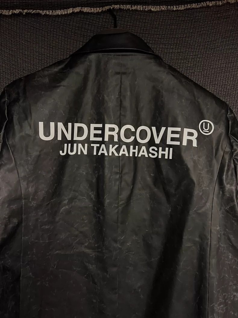 Undercover UNDERCOVER 18aw pleated crackle kraft paper logo coat 2501- Size US M / EU 48-50 / 2 - 3 Thumbnail