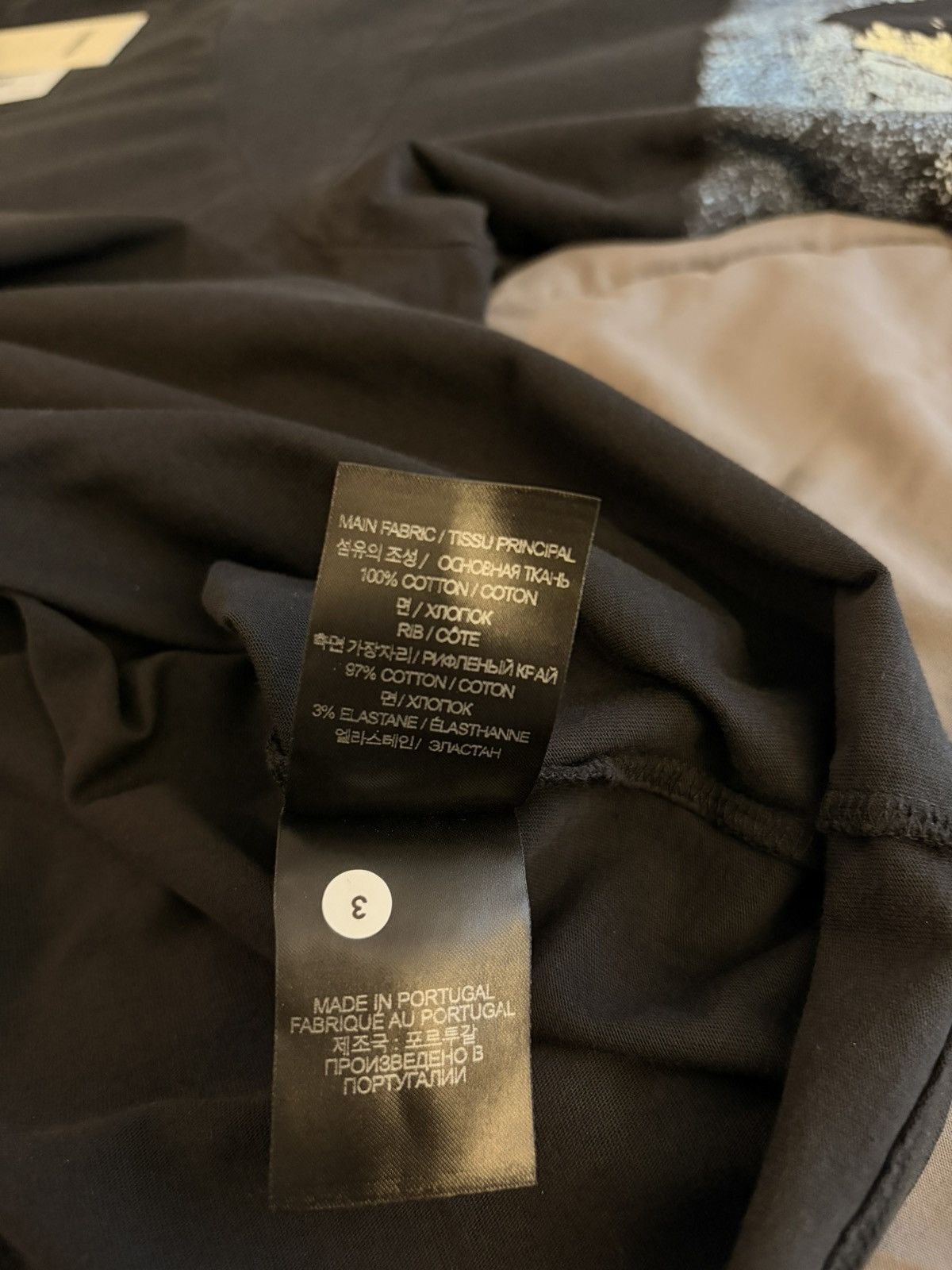 Vetements Cof Decadence Cut-Up Long Sleeve T-Shirt - Black Size US L / EU 52-54 / 3 - 7 Thumbnail
