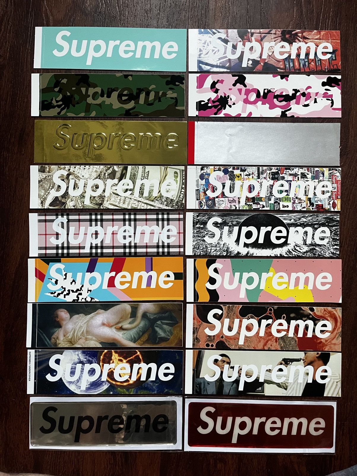 Supreme Supreme box logo sticker lot | Grailed