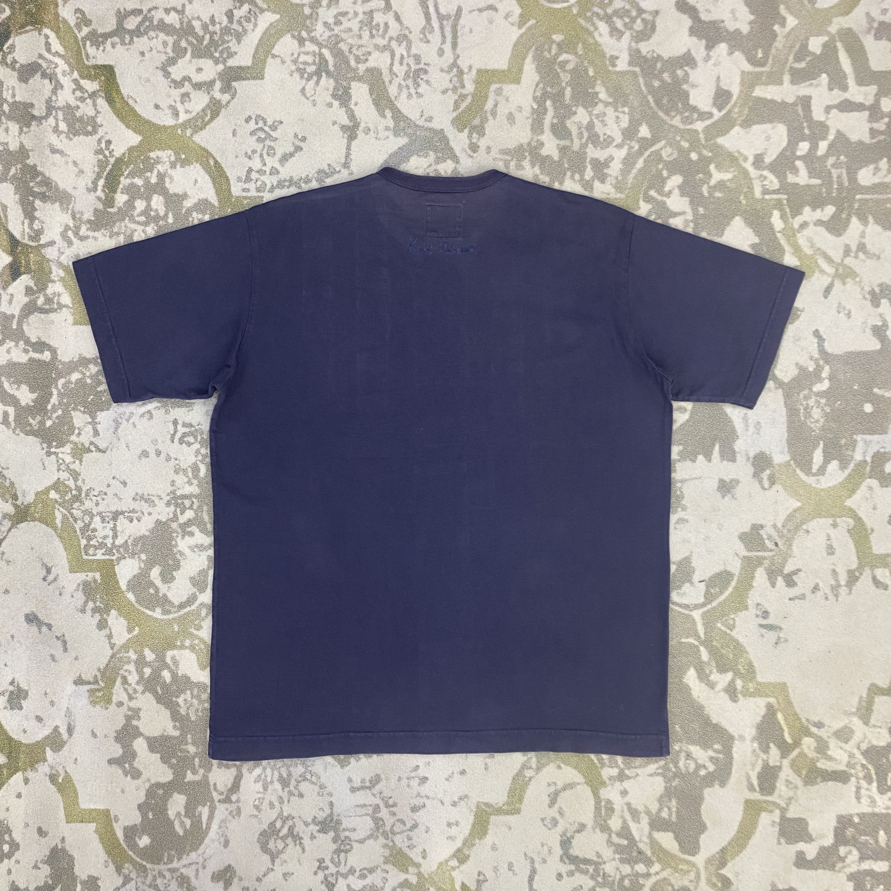 Karl Helmut Vintage Karl Helmut Trimmed Patchwork Cotton T Shirt - I093 Size US XL / EU 56 / 4 - 2 Thumbnail