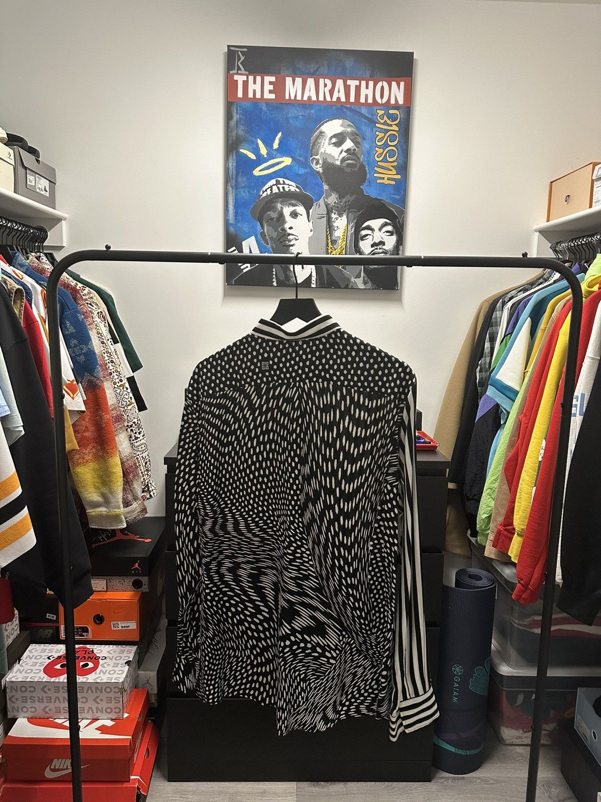 Givenchy Givenchy Printed Long Sleeve Shirt Size US XL / EU 56 / 4 - 4 Thumbnail
