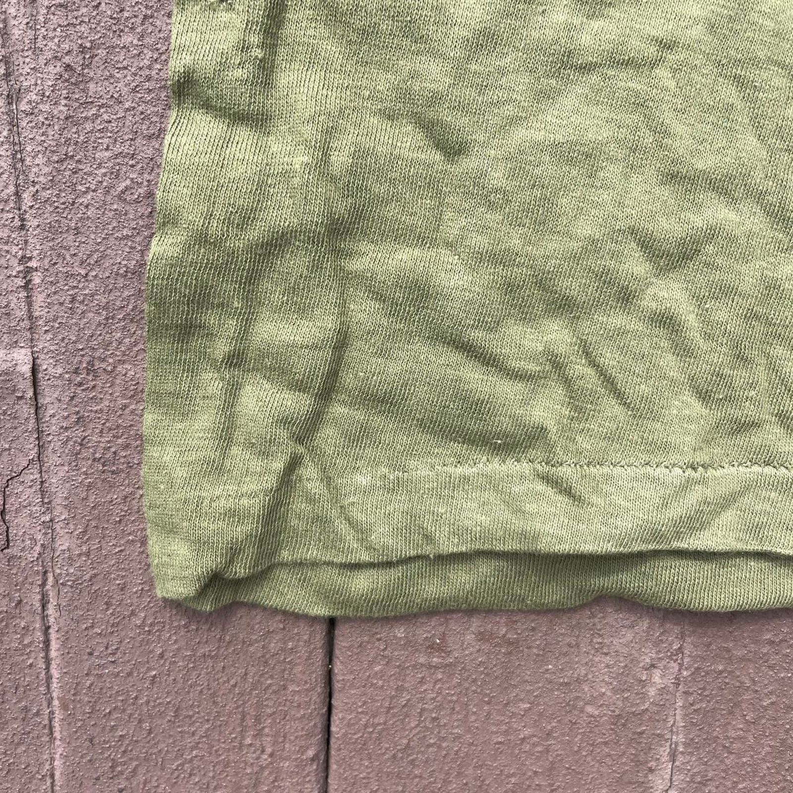 American Apparel Vintage 80s Green USMC SINGLE STITCH Shirt Size US XS / EU 42 / 0 - 3 Thumbnail