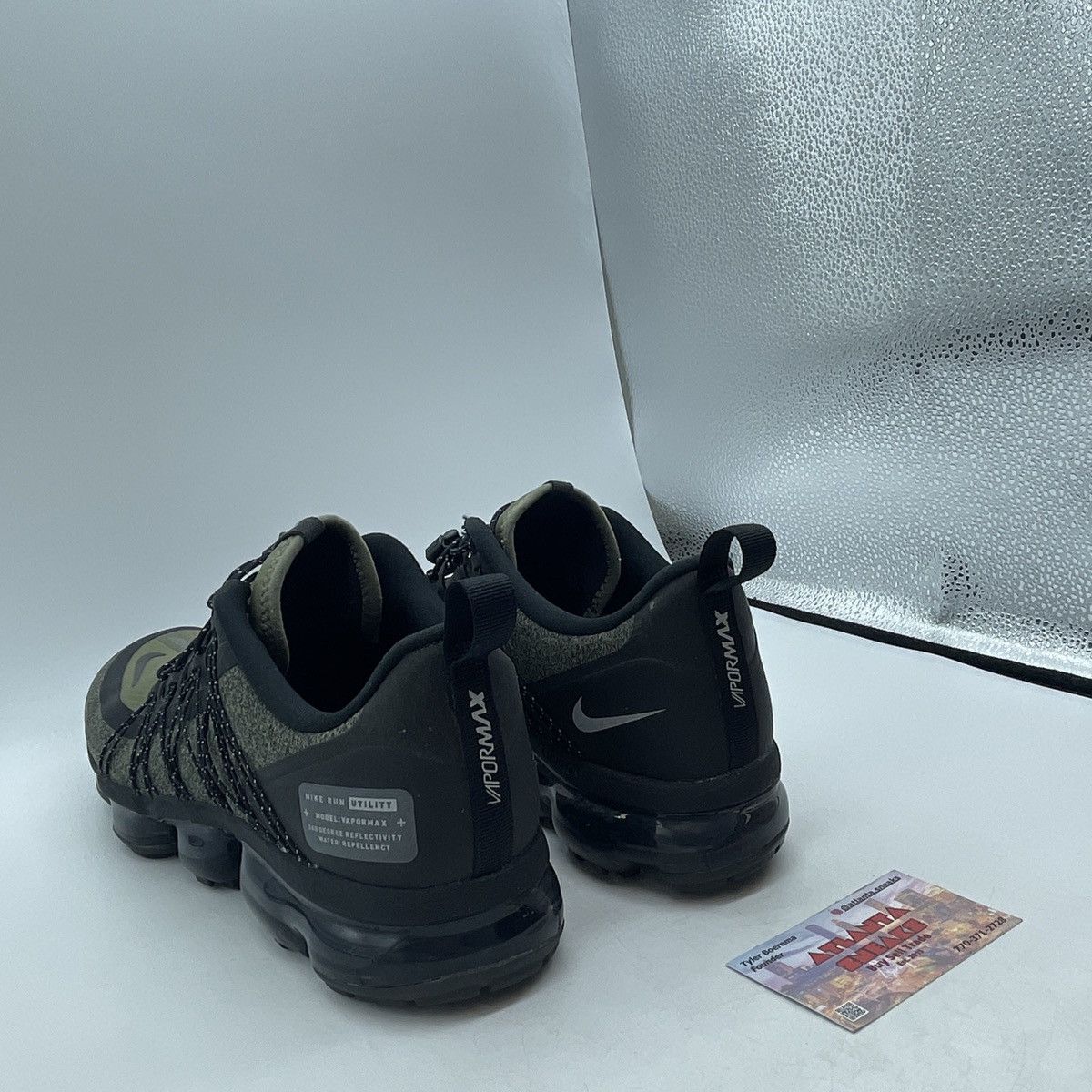 Nike Air vapormax run medium olive Size US 9.5 / EU 42-43 - 4 Thumbnail
