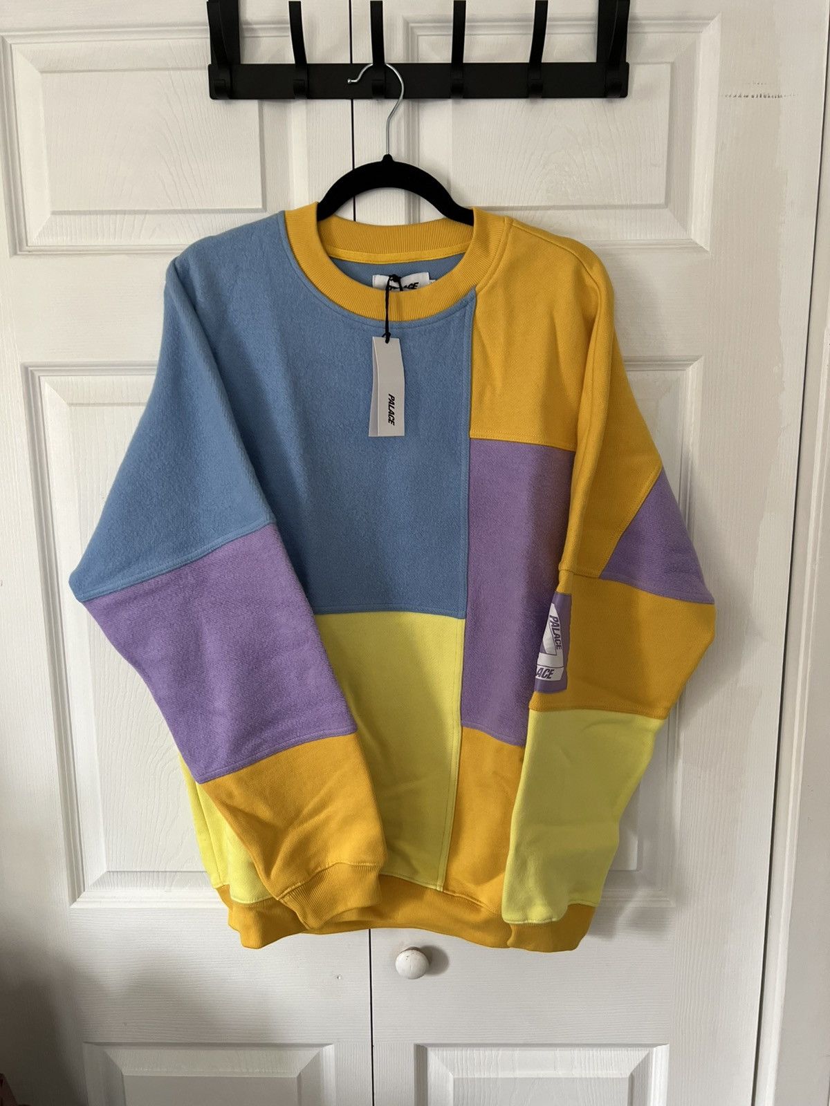 Palace Palace Color Block Crew Lilac Size US L / EU 52-54 / 3 - 1 Thumbnail