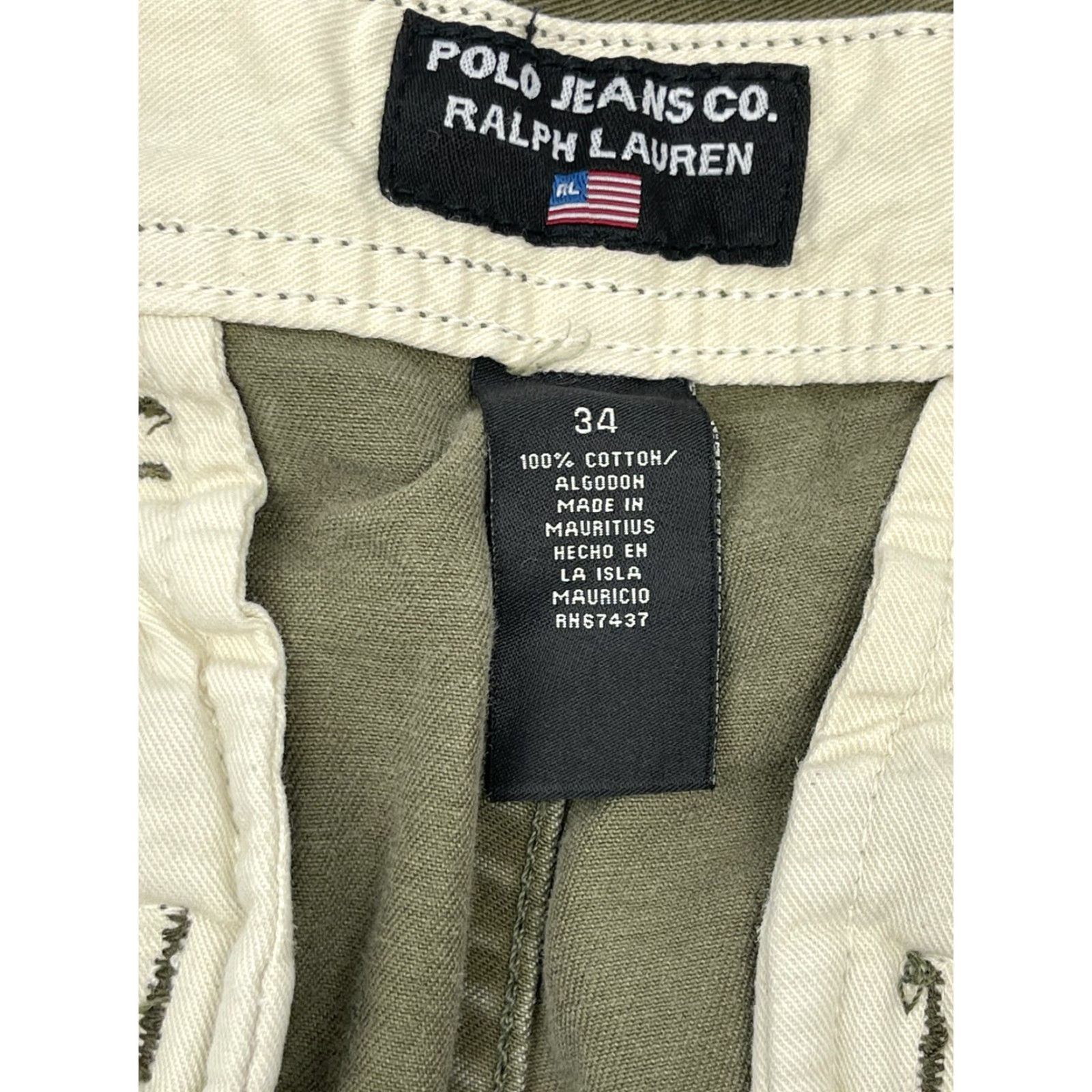 Polo Ralph Lauren VINTAGE Polo Ralph Lauren Cargo Shorts Sz 34 Green Utility Military Mens Outdoor Classic Size US S / EU 44-46 / 1 - 2 Thumbnail
