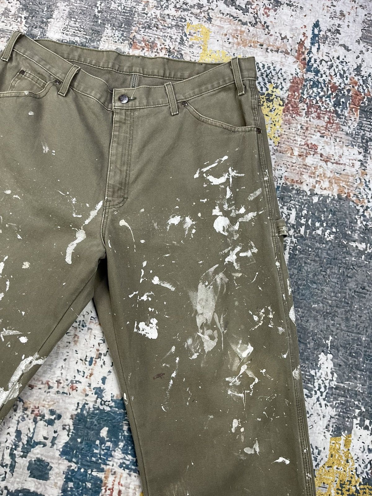 Dickies Vintage Dickies Painted Carpenter Worker Pants Size US 36 / EU 52 - 12 Thumbnail