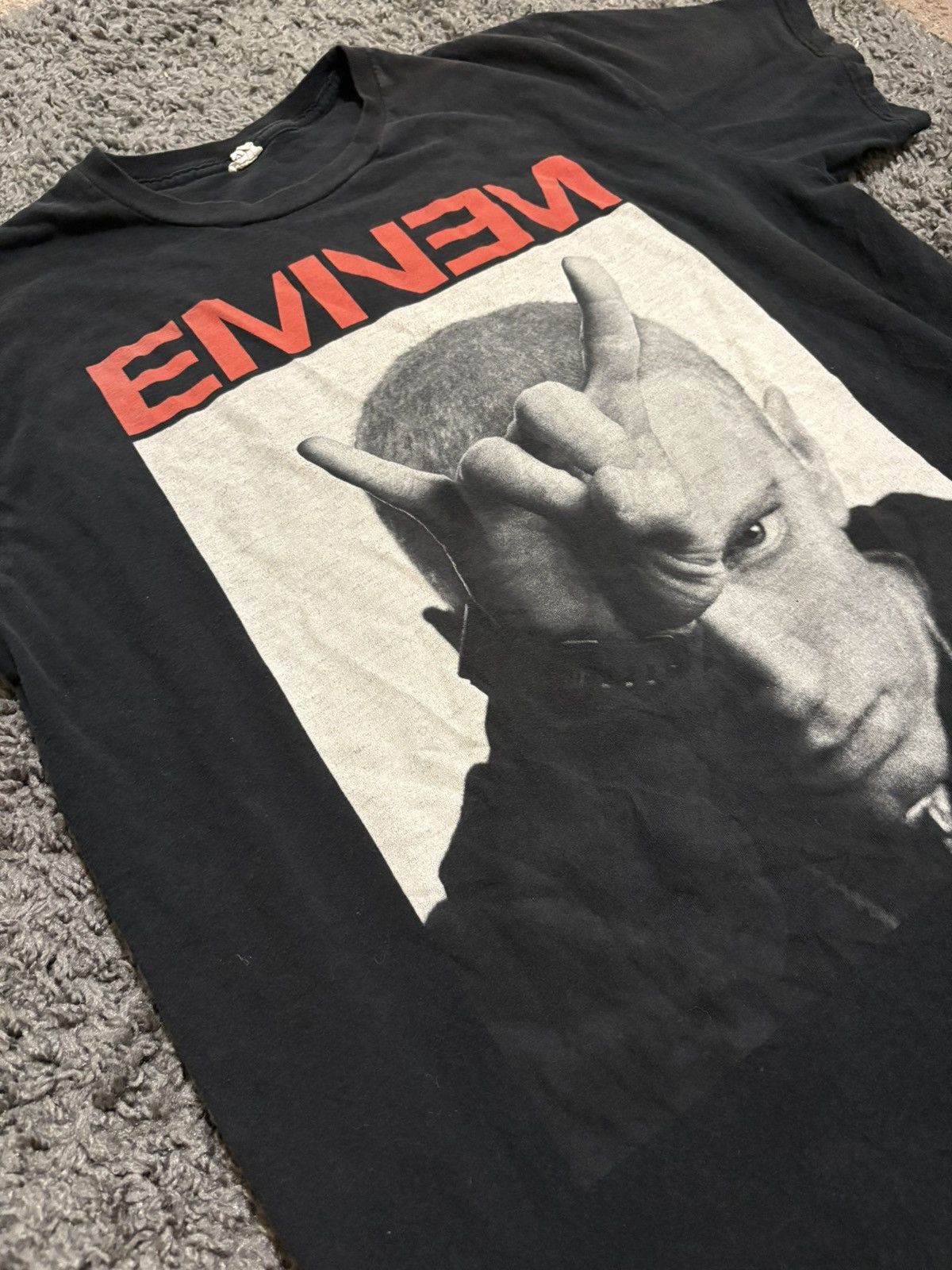 Vintage Vintage 00’s eminem t shirt Size US M / EU 48-50 / 2 - 2 Thumbnail