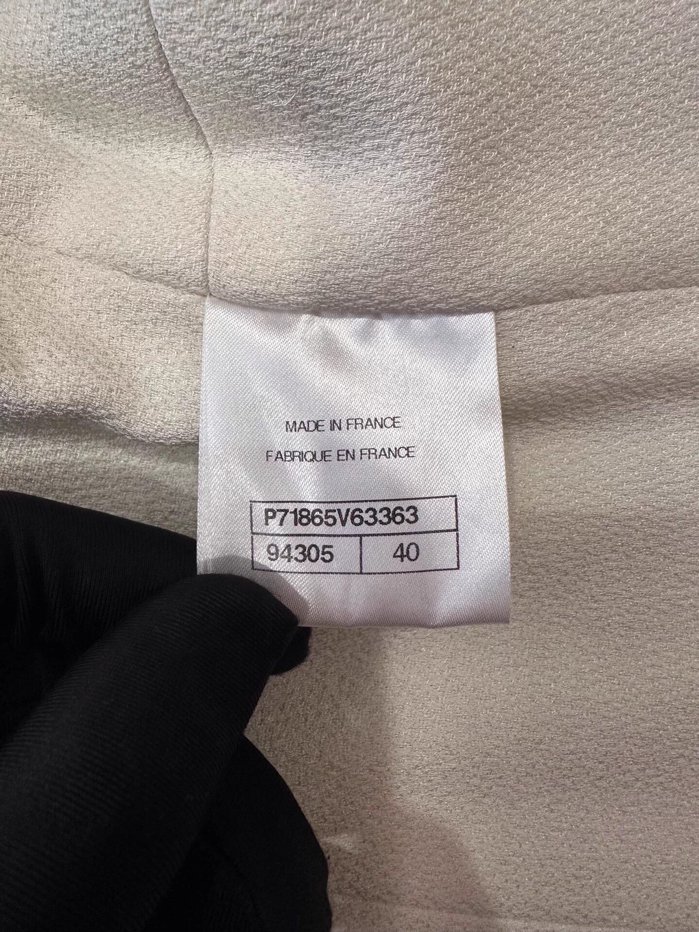 Chanel Chanel Resort Women's 40 Crystal CC Black Knit Jacket Size M / US 6-8 / IT 42-44 - 6 Thumbnail