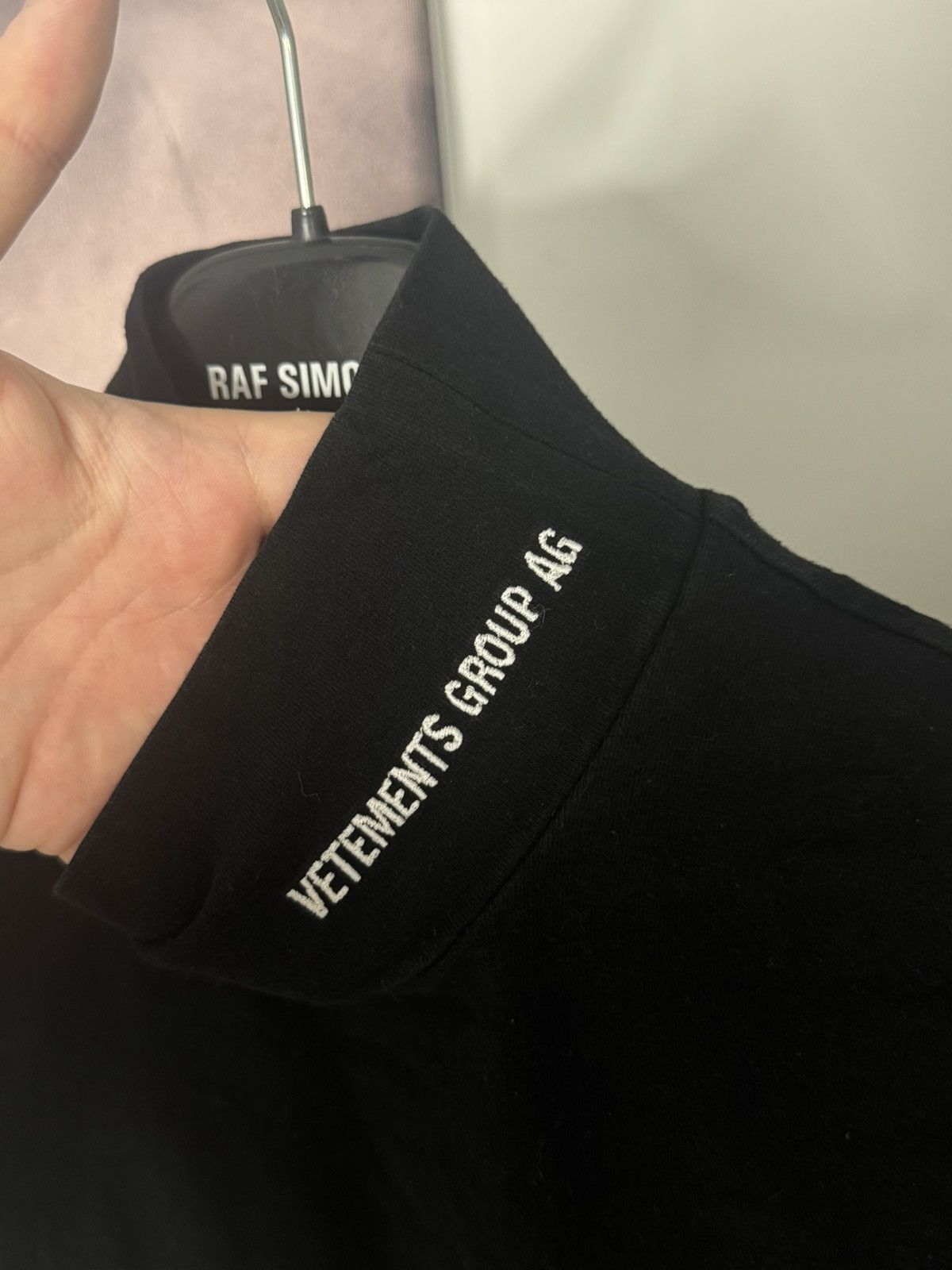 Vetements ✅ Vetements Group Slim Cropped Lonsleeve Black M Size M / US 6-8 / IT 42-44 - 3 Thumbnail
