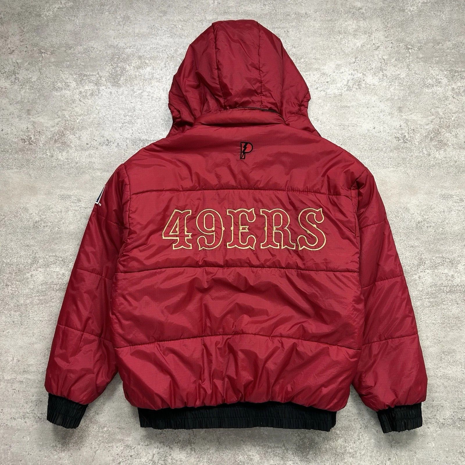 NFL × Vintage 49ERS PRO PLAYER PUFFER REVERSIBLE JACKET HOODED Size US M / EU 48-50 / 2 - 3 Thumbnail
