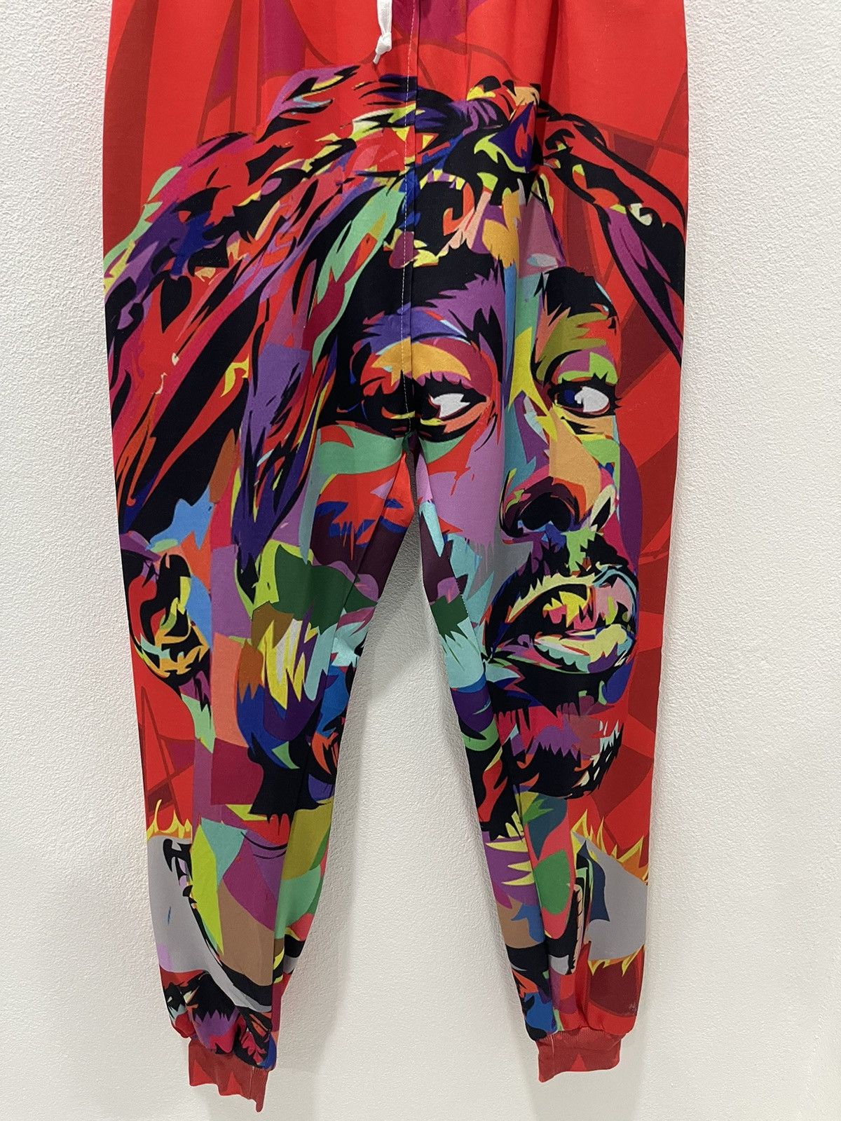 Japanese Brand 2pac 3D Print Casual Pants Unisex Tracksuit Fashion Size 29" - 2 Thumbnail