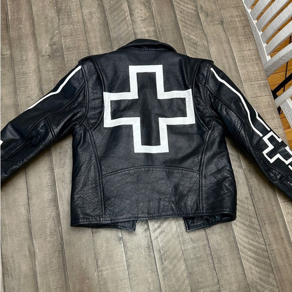 +Fresh.I.Am+ +FRESH.i.AM+ Genuine Buffalo Leather Jacket Womens Size S Size S / US 4 / IT 40 - 6 Thumbnail