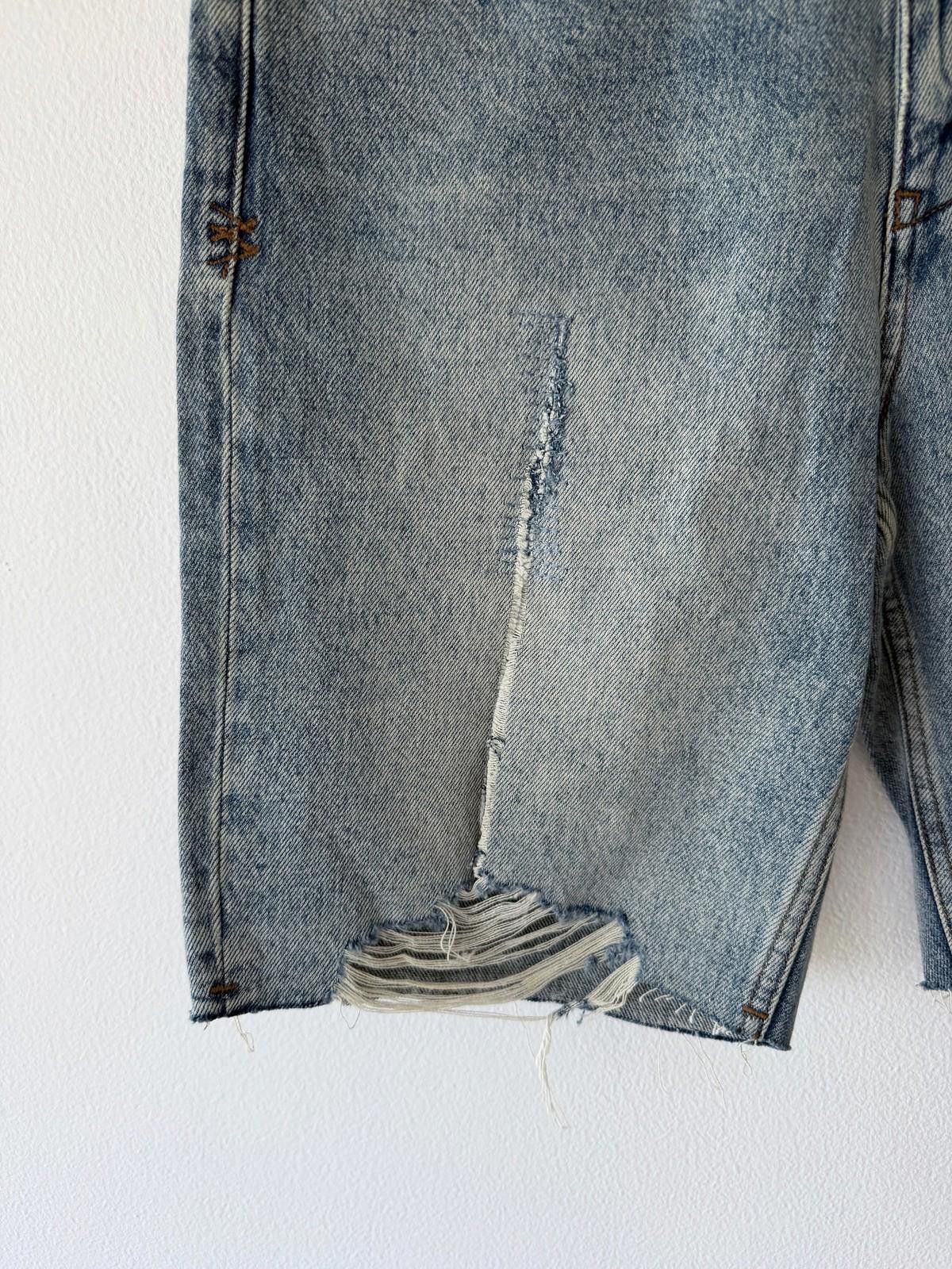 Ksubi new ksubi womens denim brooklyn shorts blue 28 lifetime rip Size 23" - 4 Thumbnail