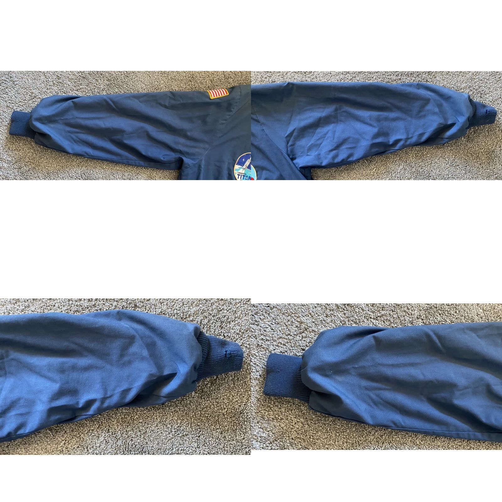 Vintage VINTAGE King Louie Pro Fit Jacket Men’s XL Titan Team Rockets Space Intelsat Blue 80s 90s USA Hipster Space Stars Jacket Mens Size US XL / EU 56 / 4 - 11 Thumbnail