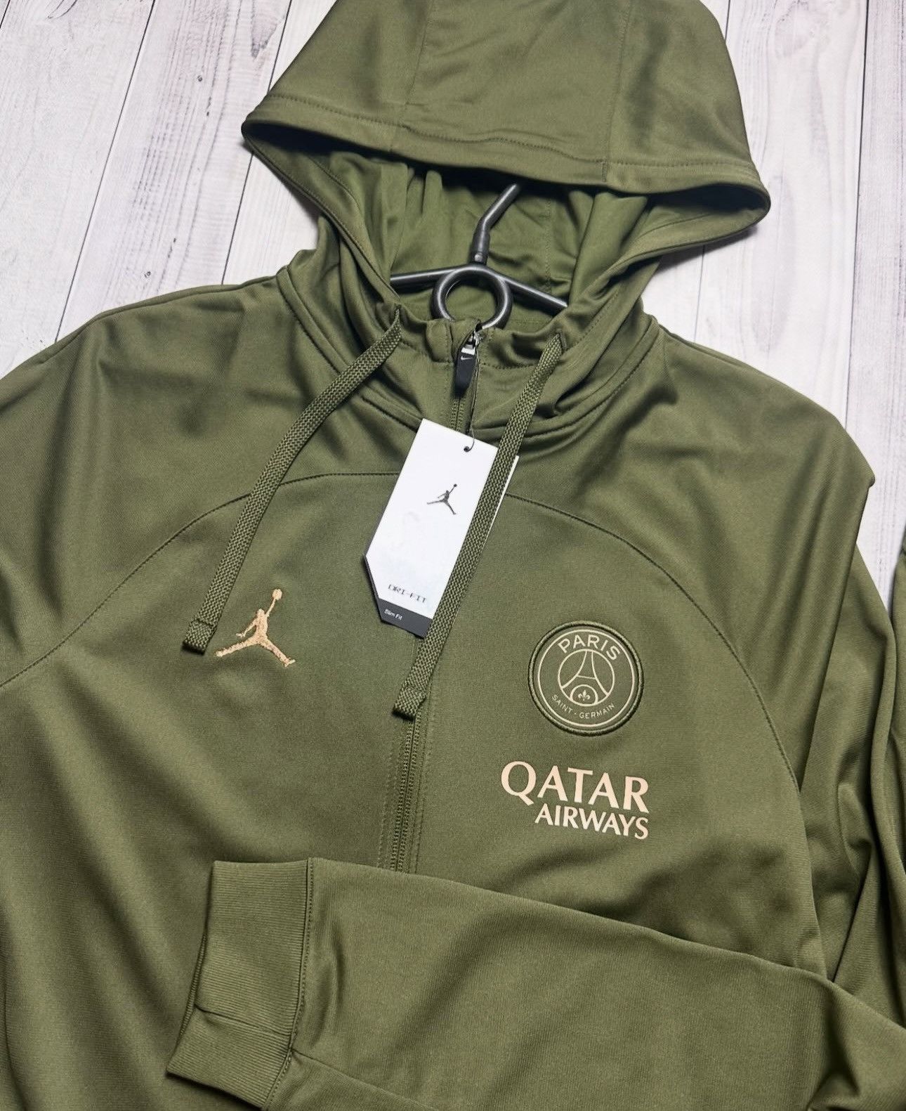 Nike Vintage PSG Jordan track suit size : S,M khaki rare Size US S / EU 44-46 / 1 - 4 Thumbnail