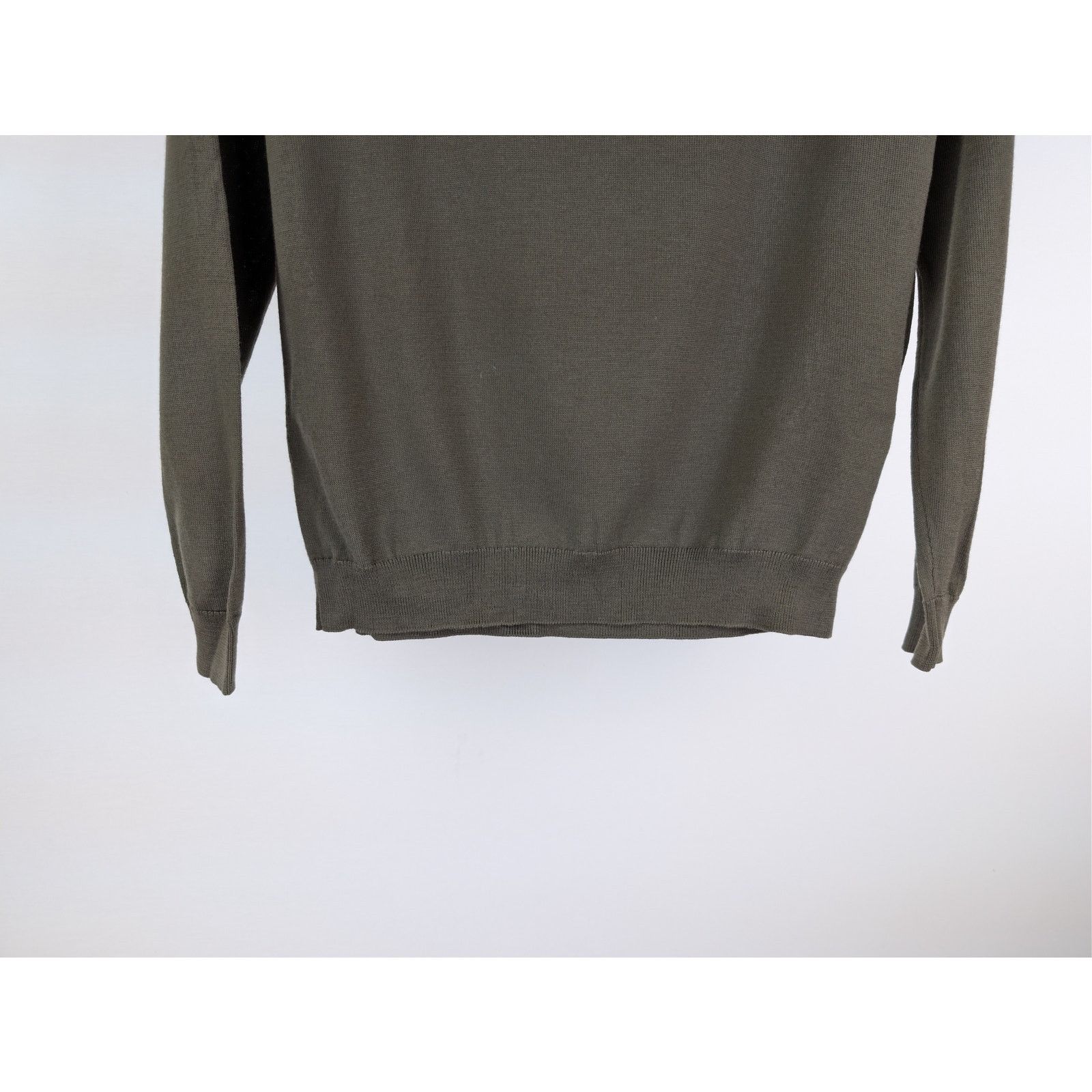 Boggi o1rshd1 CC20 Long Sleeve Knitwear Polo Shirt in Dark Brown Size US M / EU 48-50 / 2 - 4 Thumbnail