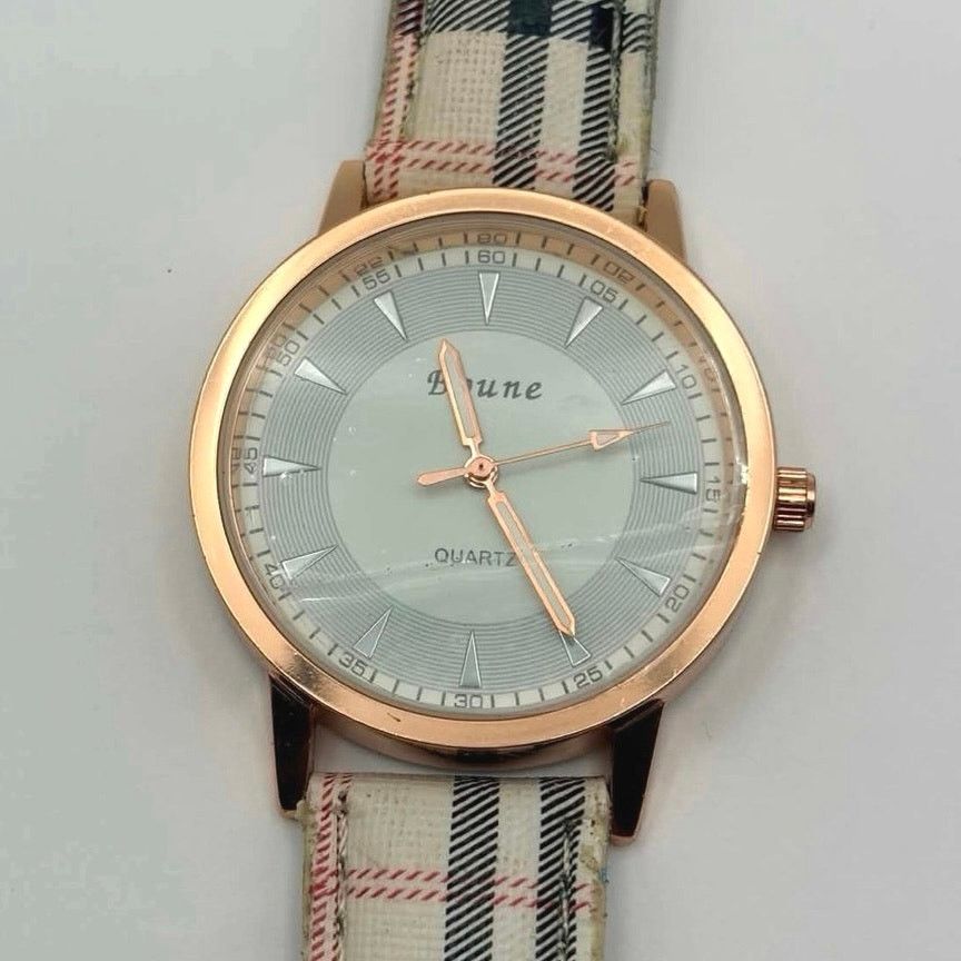 Other Rose Gold Boune Plaid Men’s Watch Size ONE SIZE - 3 Thumbnail