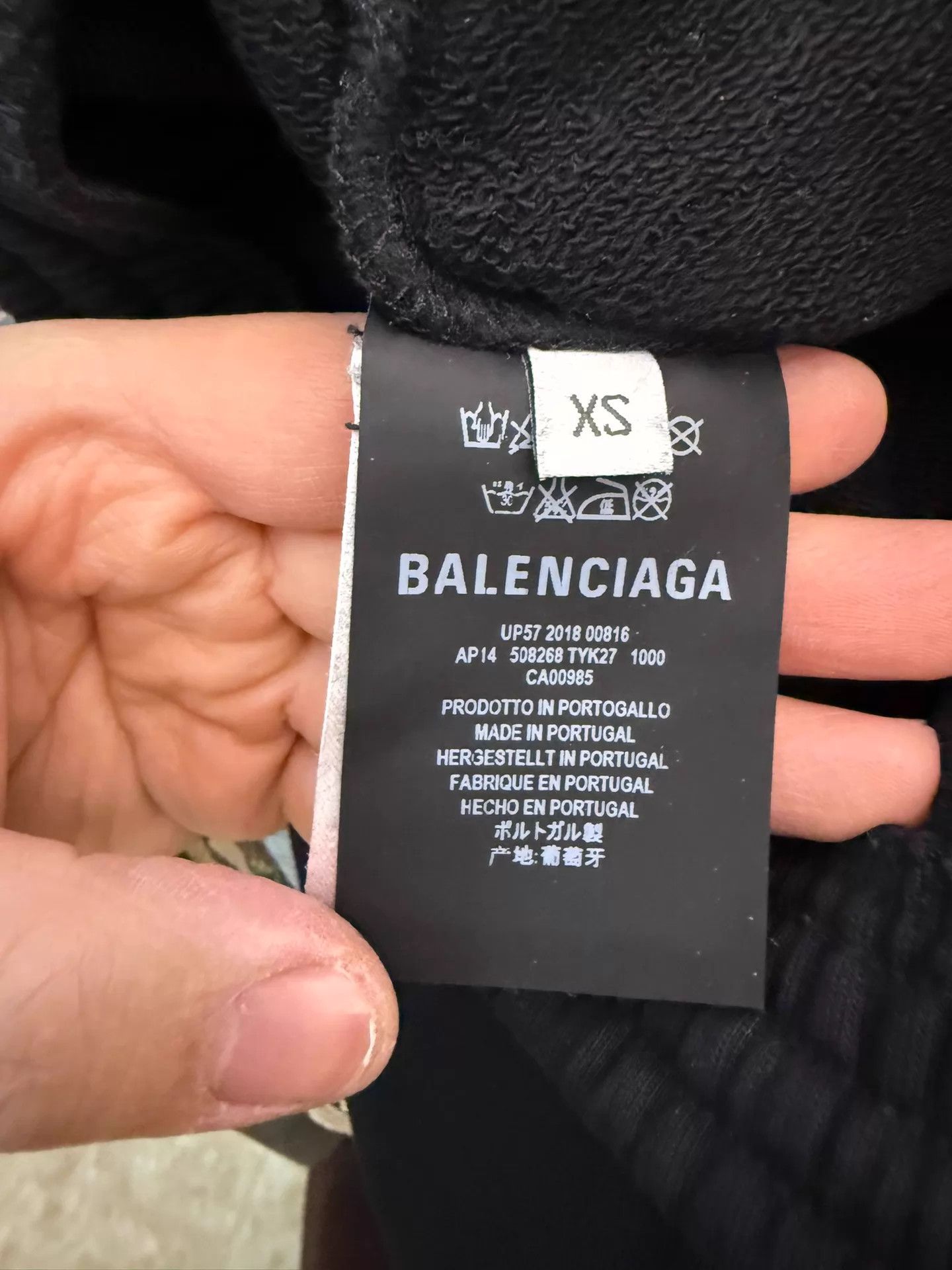 Balenciaga Balenciaga Casual Pants XS (50) Black Logo Size 25" / US 0 / IT 36 - 5 Thumbnail