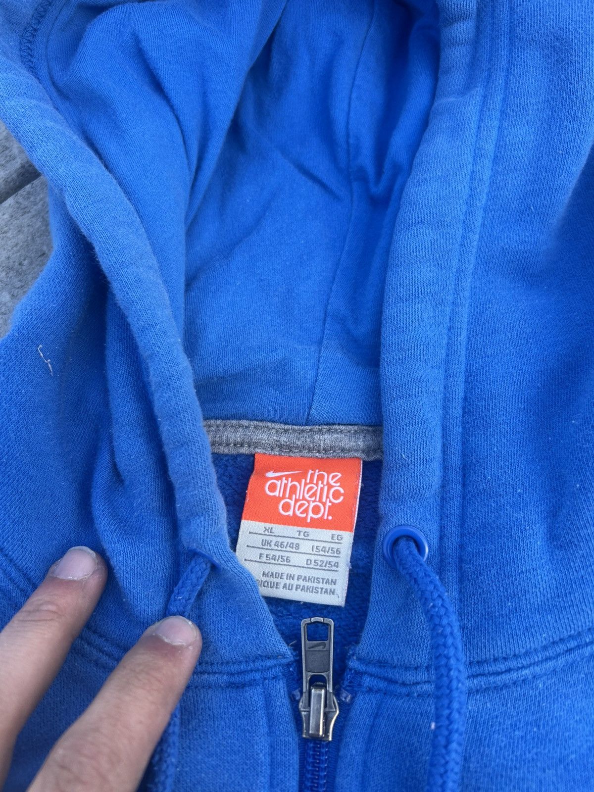 Nike × Vintage Y2K Nike blue sweatshirt Size US XL / EU 56 / 4 - 3 Thumbnail