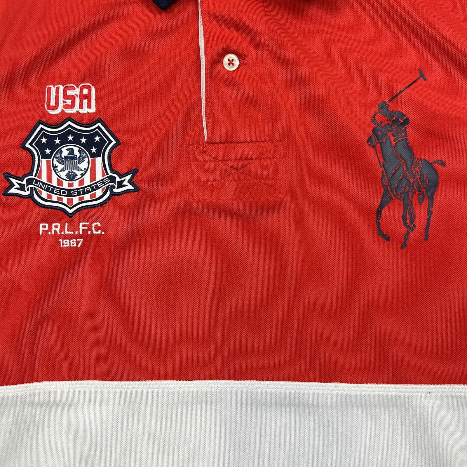 Polo Ralph Lauren Polo Ralph Lauren Shirt Large Performance Pony Sports USA Size US L / EU 52-54 / 3 - 2 Thumbnail